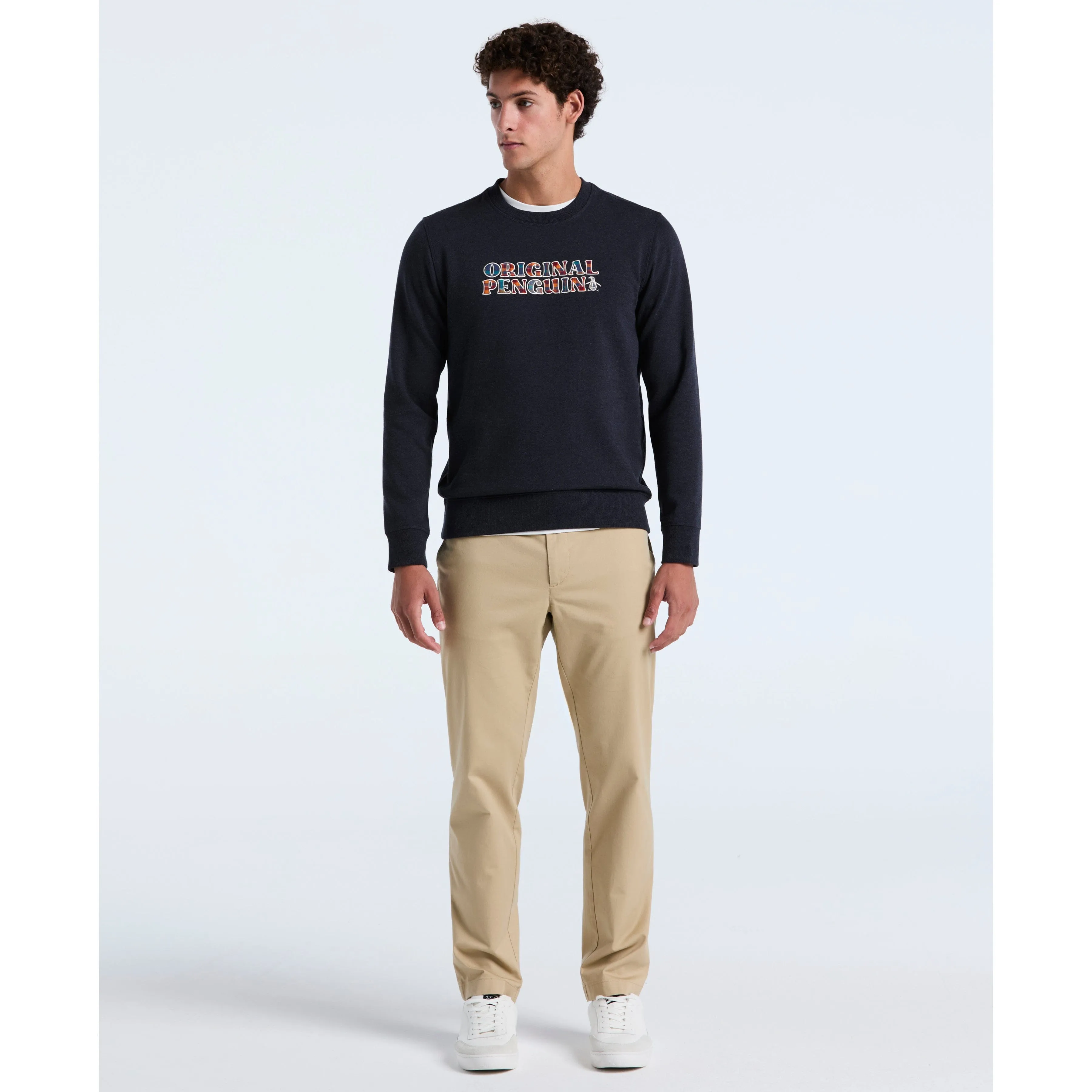 Plaid Logo Fleece Sweatshirt sold by Original Penguin product image thumbnail 4