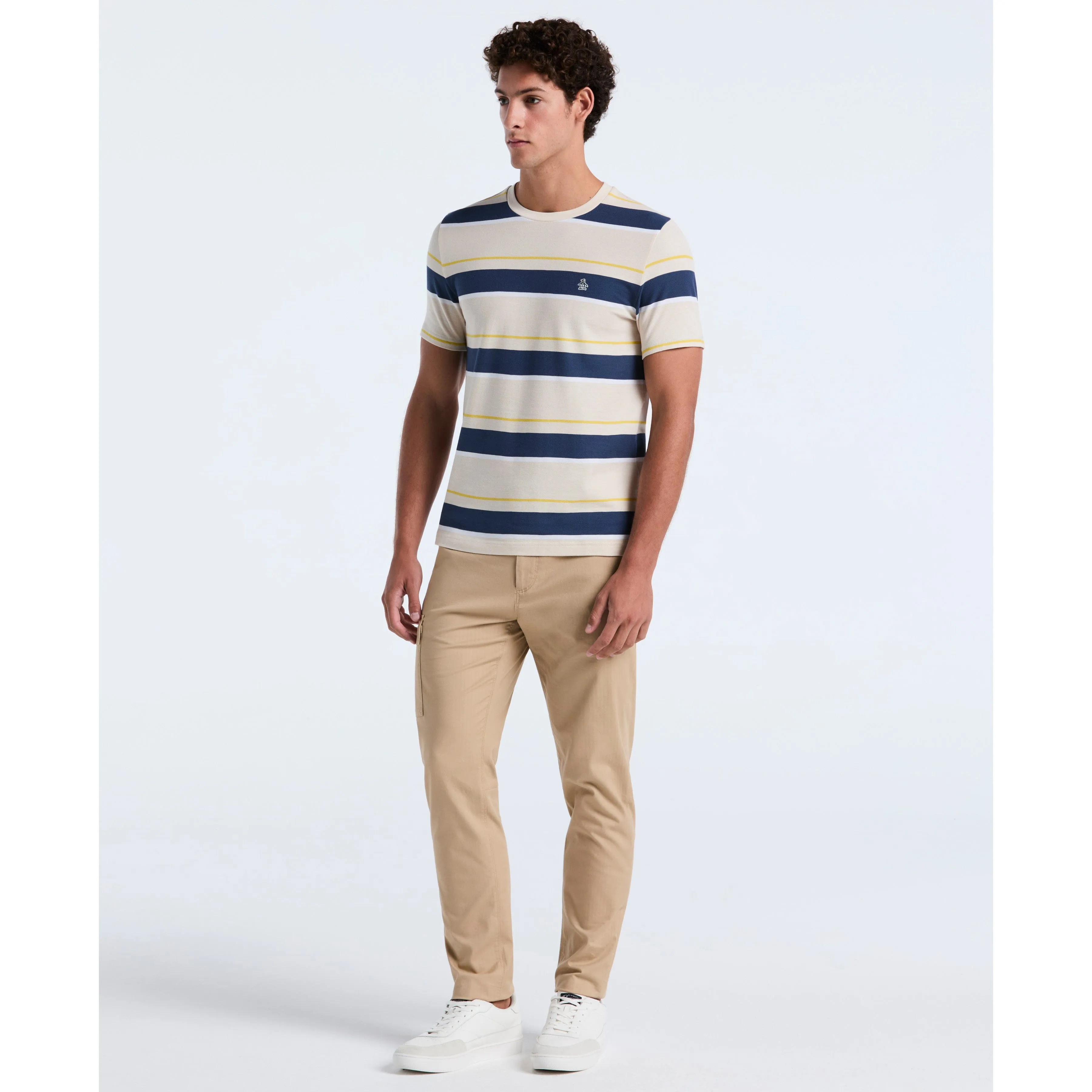 Cotton Pique Engineered Stripe Tee sold by Original Penguin product image thumbnail 4