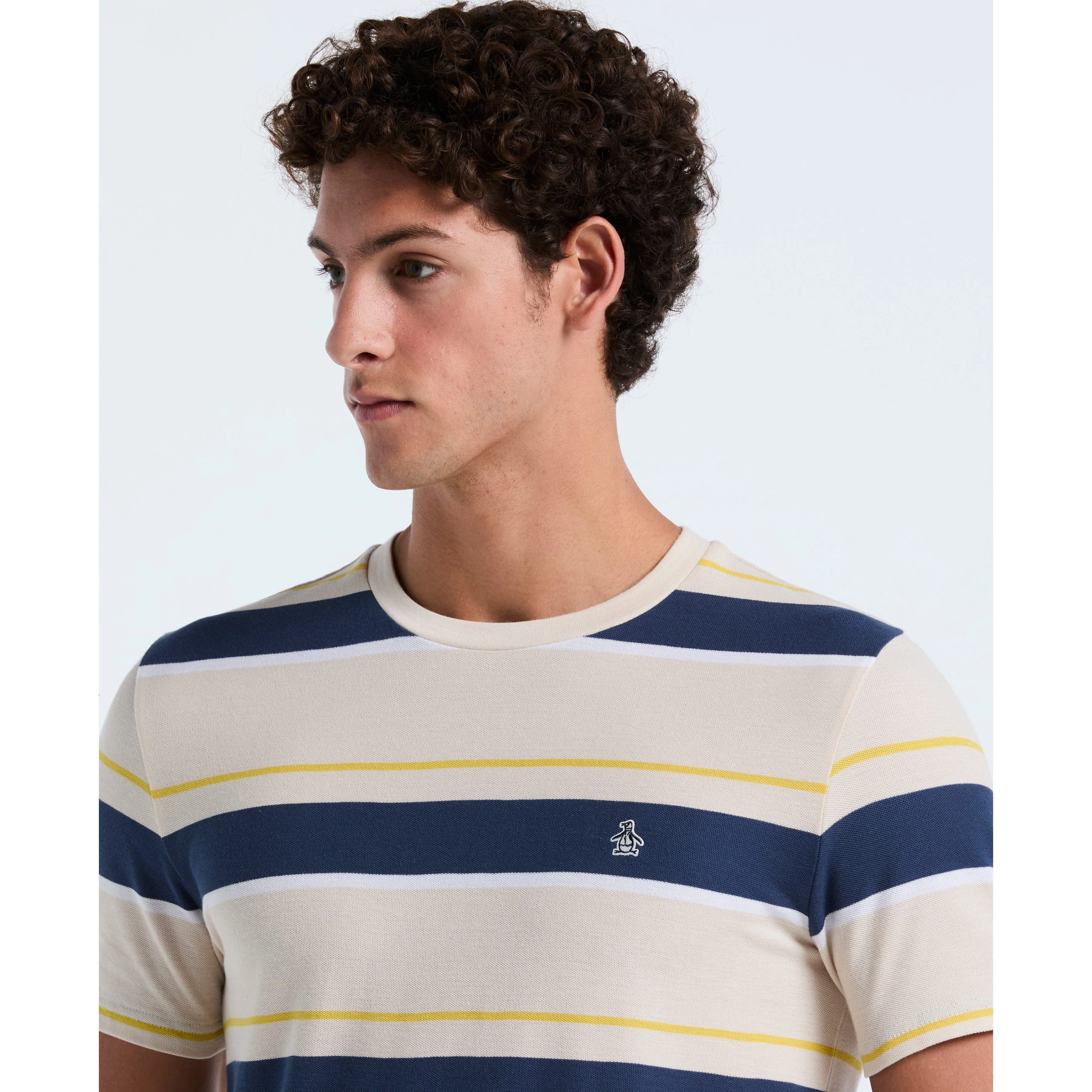 Cotton Pique Engineered Stripe Tee sold by Original Penguin product image thumbnail 3