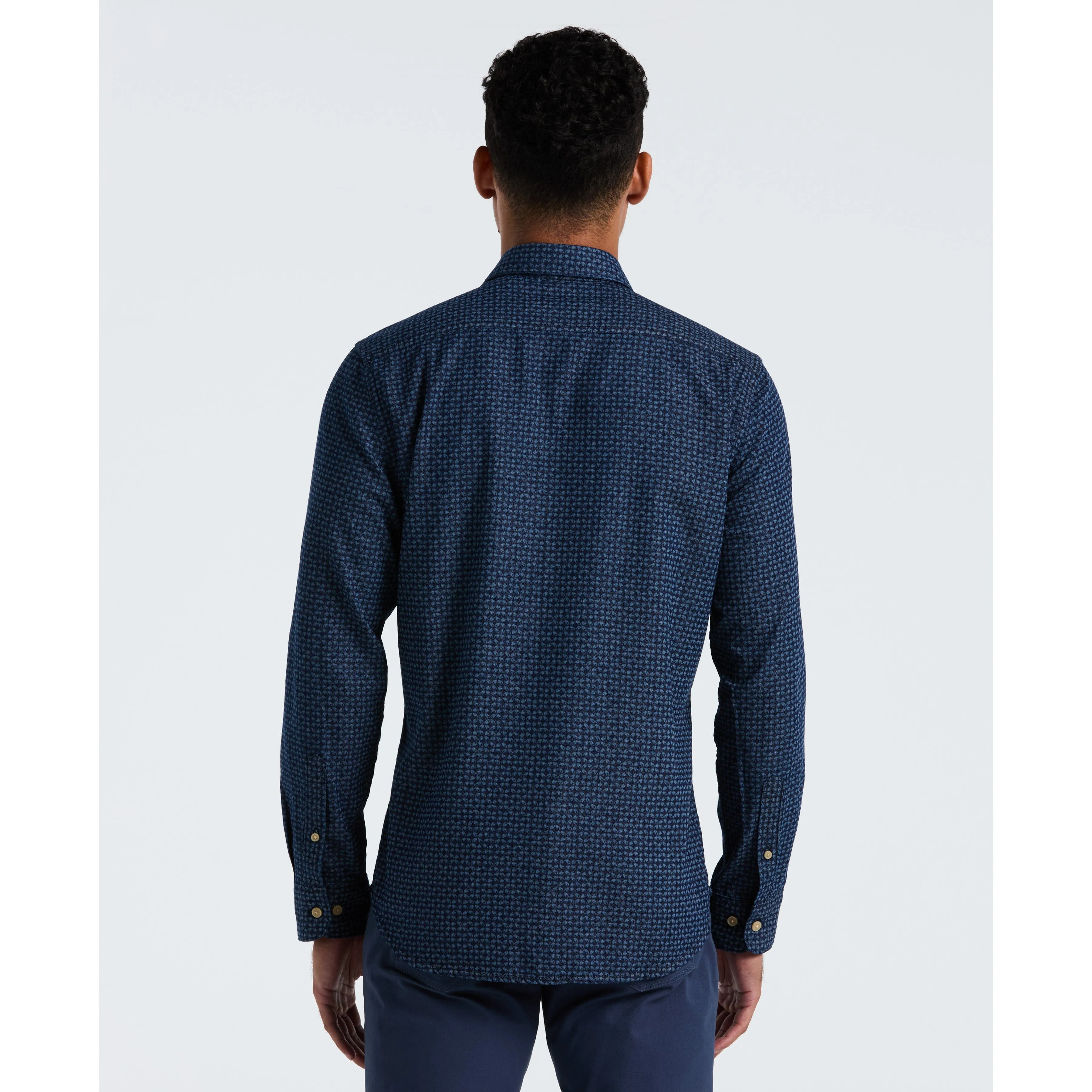 Indigo Print Button-Down Shirt sold by Original Penguin product image thumbnail 2