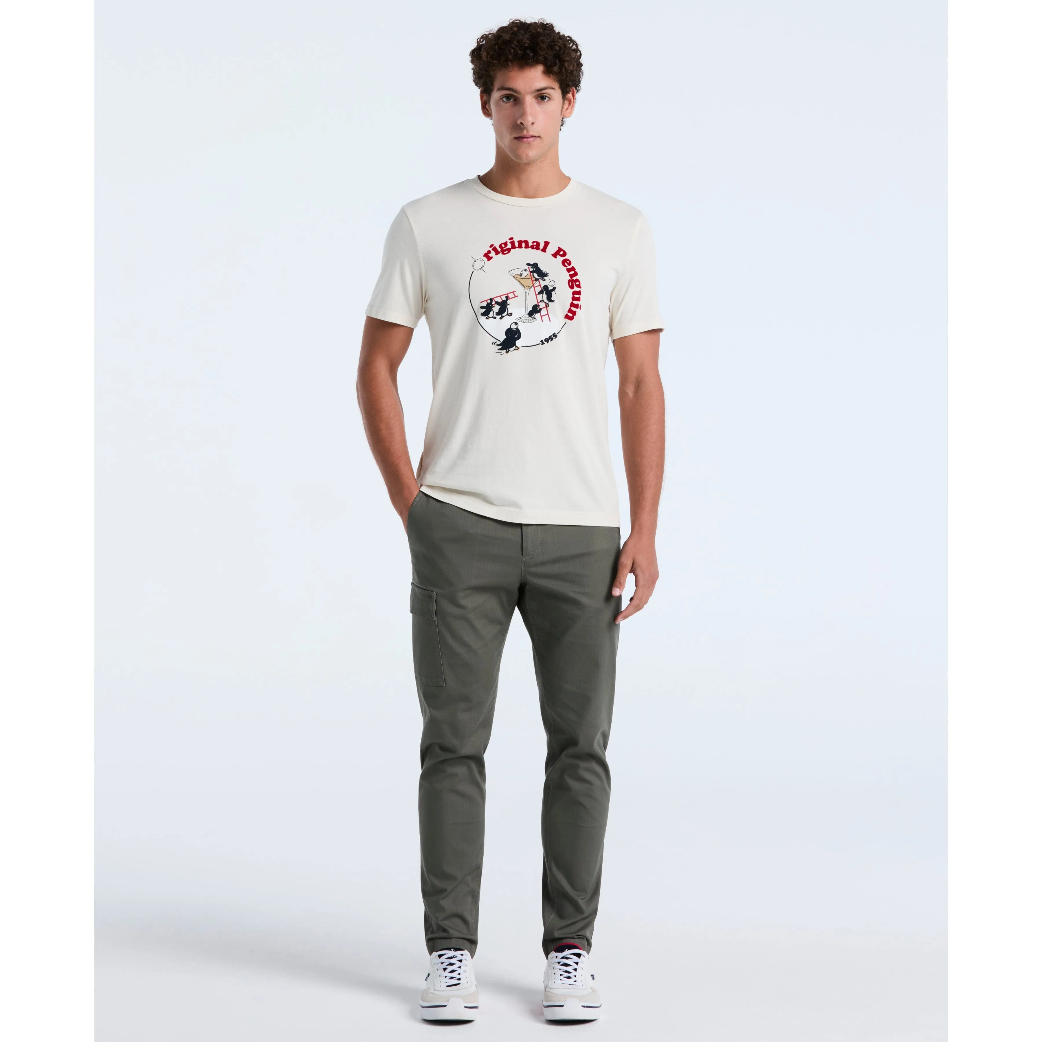 Flocked Martini Graphic Tee sold by Original Penguin product image thumbnail 4
