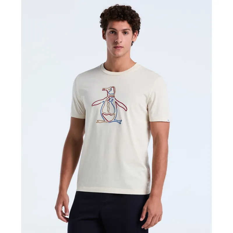 Outline Pete Graphic Tee sold by Original Penguin
