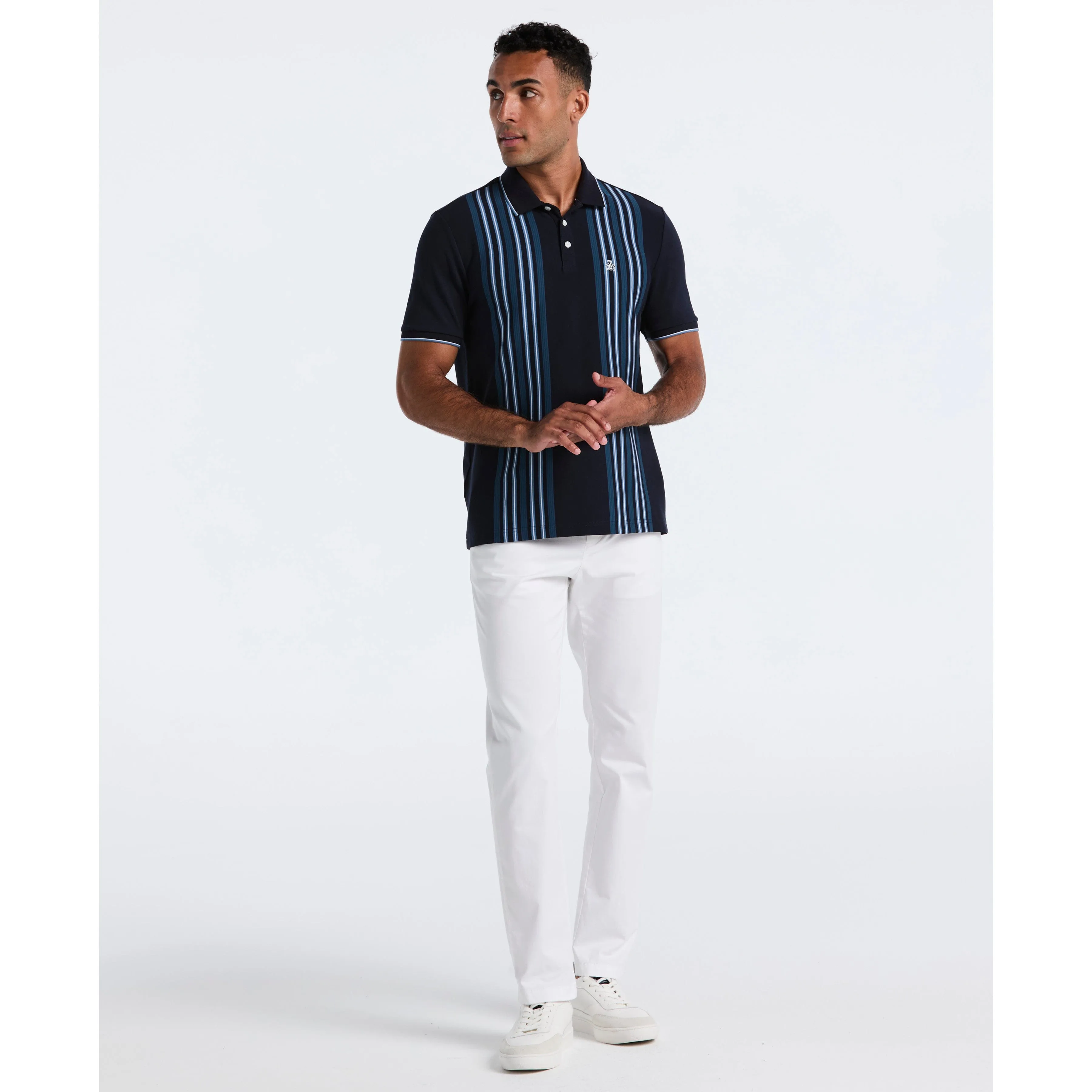 Interlock Vertical Stripe Polo sold by Original Penguin product image thumbnail 4