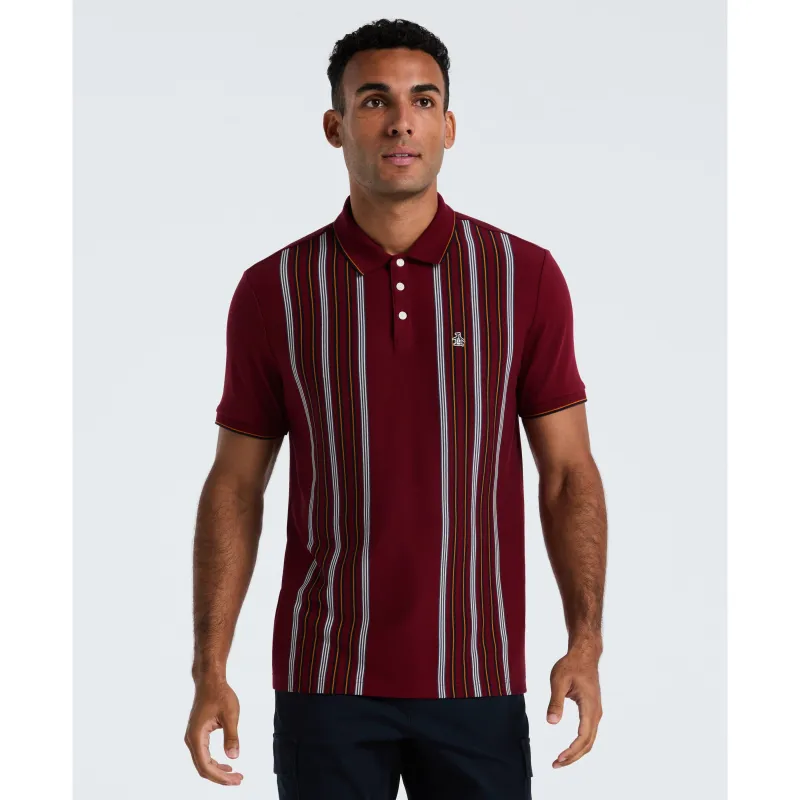 Interlock Vertical Stripe Polo sold by Original Penguin
