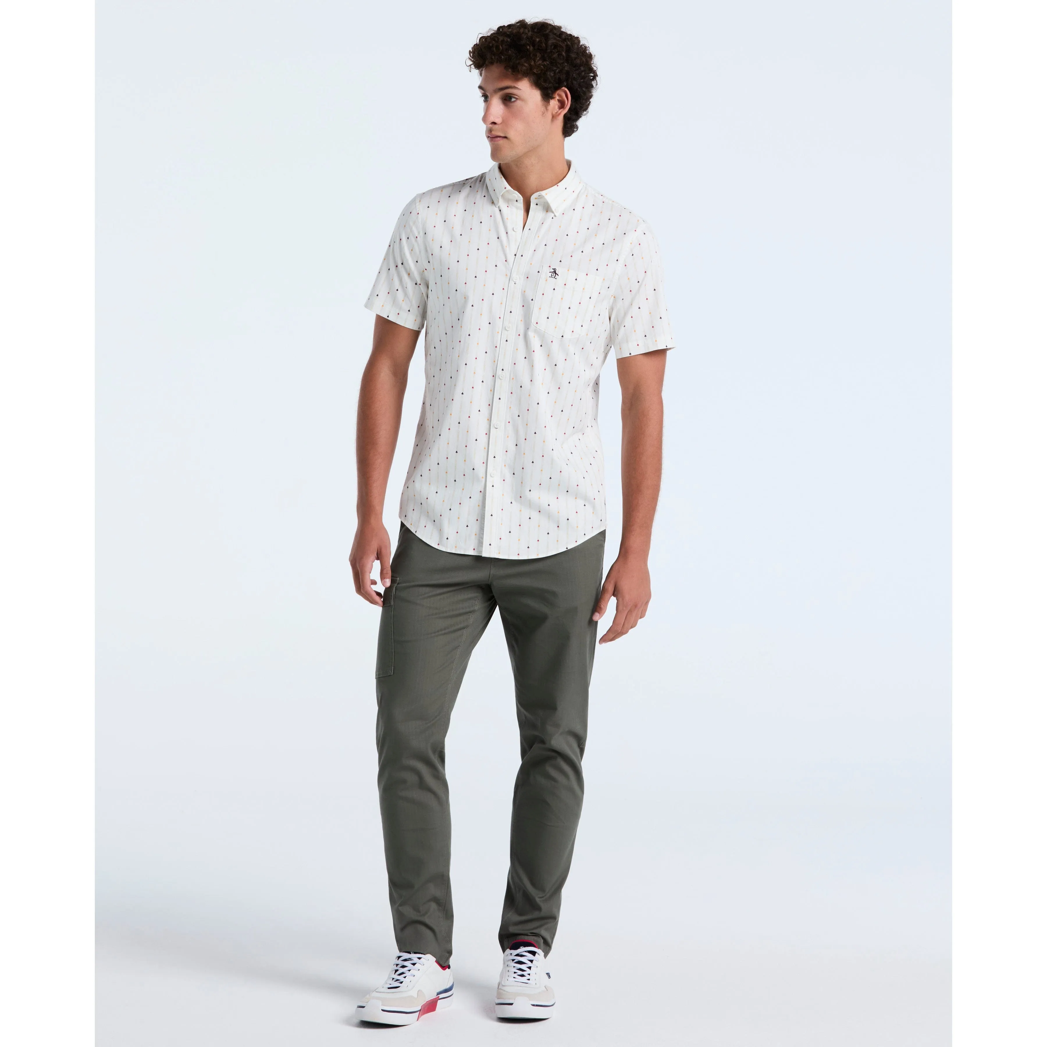 Cotton Stripe Button-Down Shirt sold by Original Penguin product image thumbnail 4