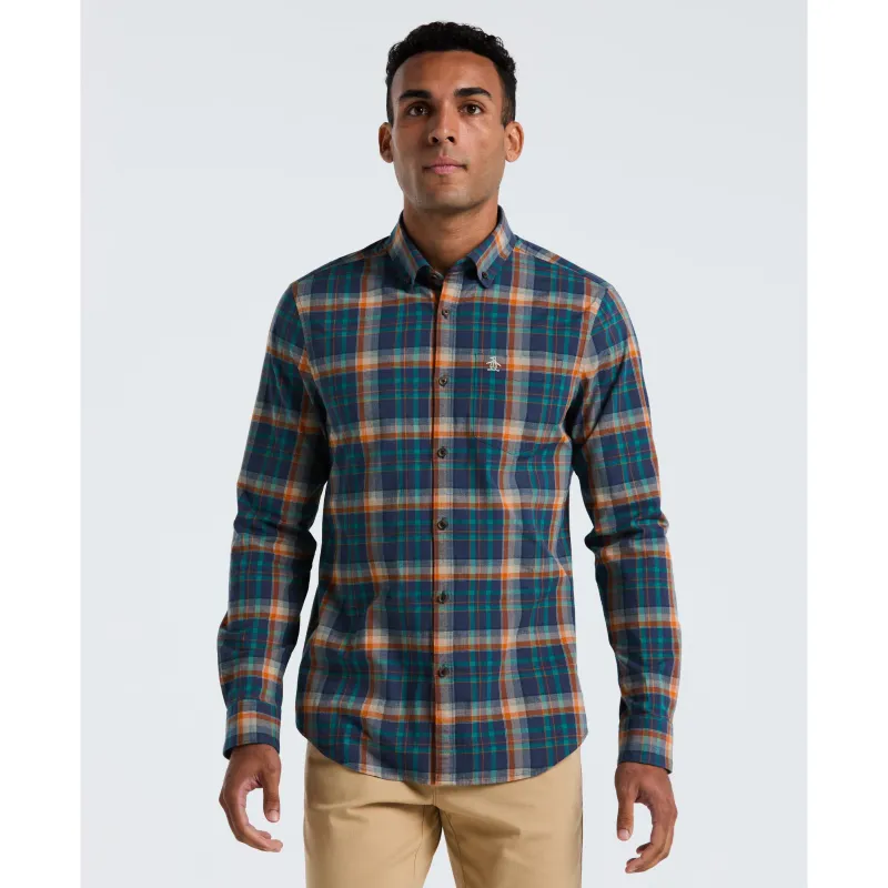 Dobby Plaid Shirt sold by Original Penguin