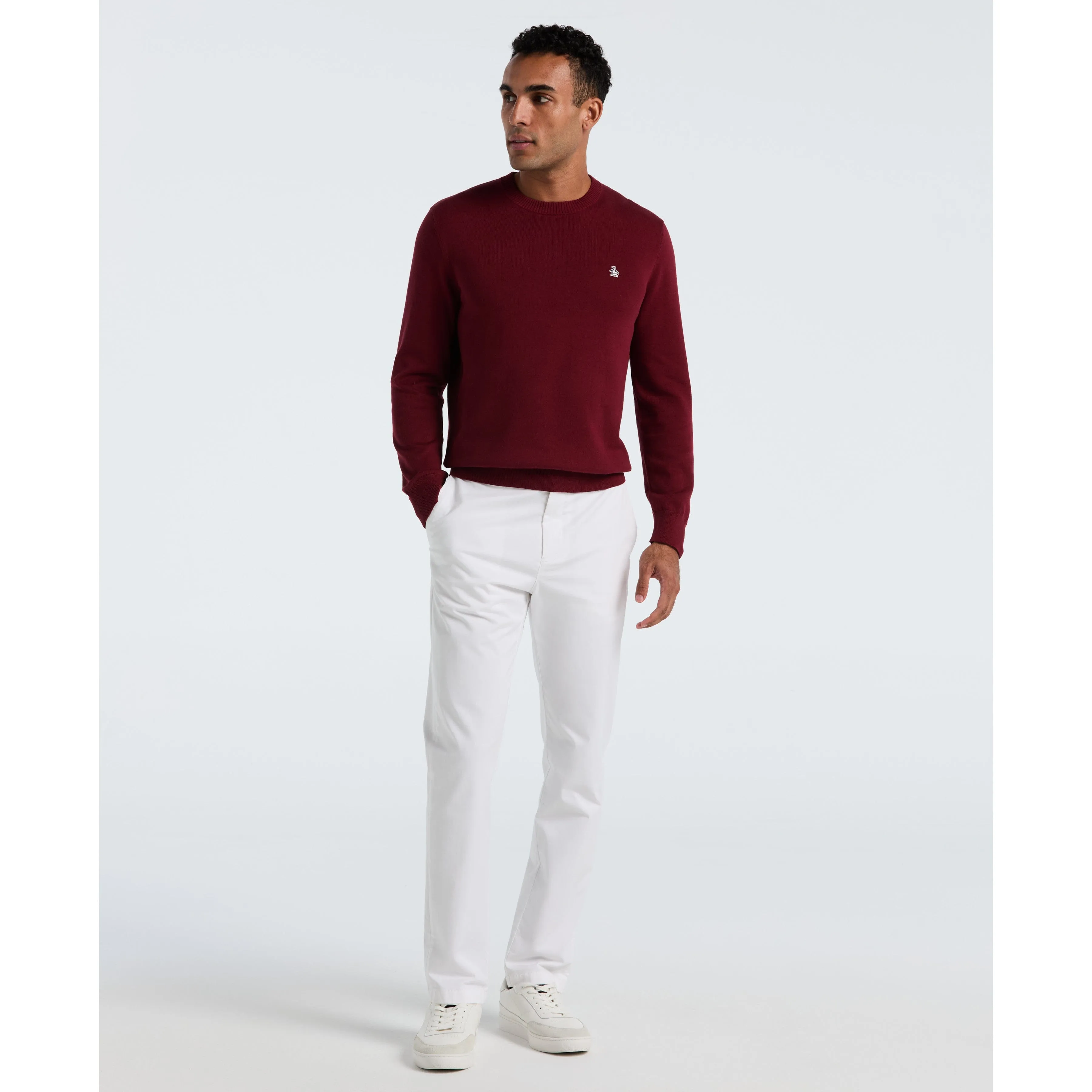 Cotton Crew Neck Sweater sold by Original Penguin product image thumbnail 3