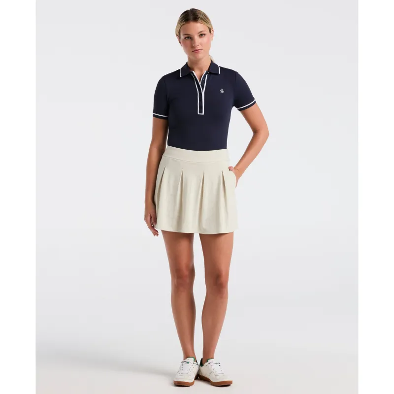 Women's 16" Laser Cut Floral Golf Skort sold by Original Penguin