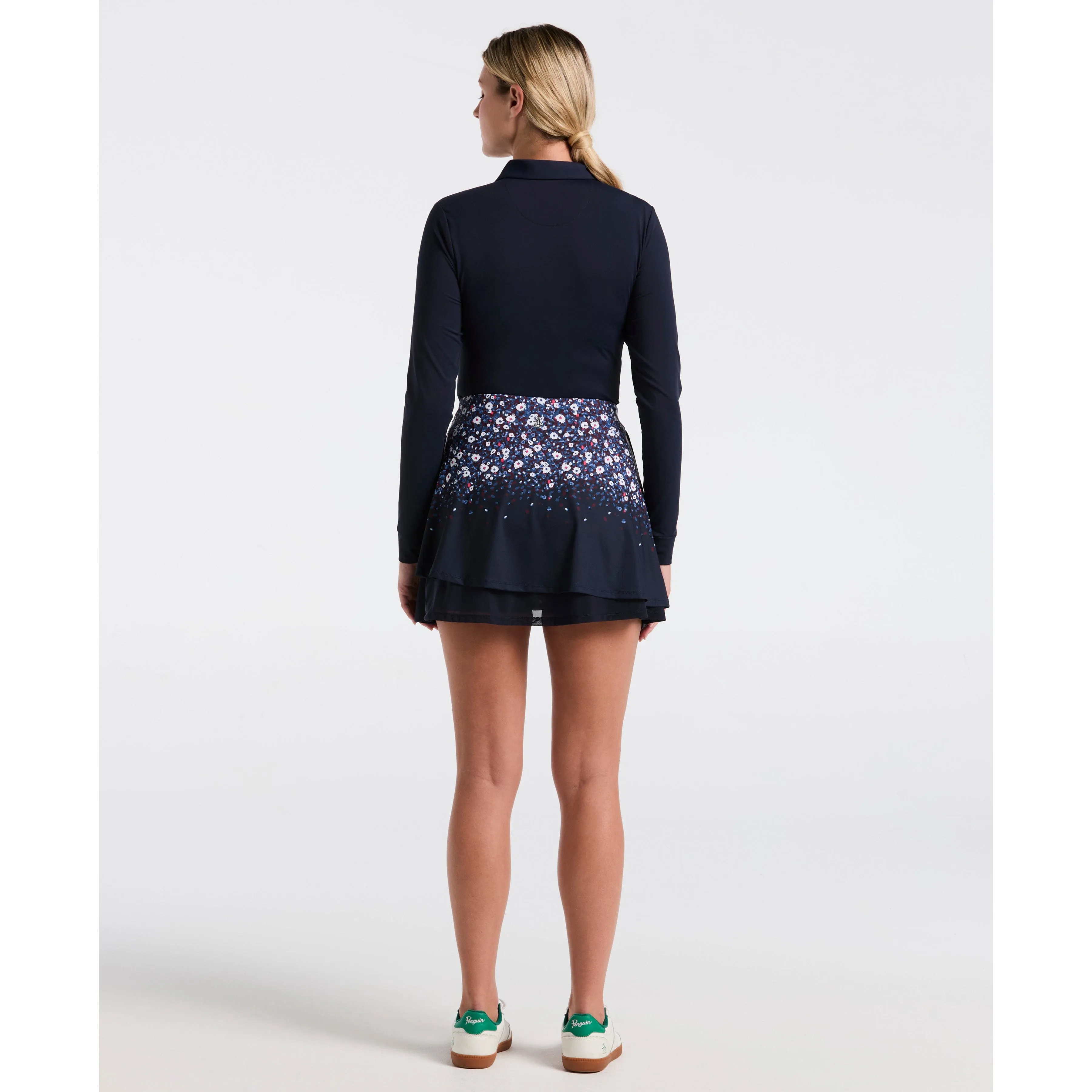 Women's 14" Zen Floral Double Layer Skort sold by Original Penguin product image thumbnail 3