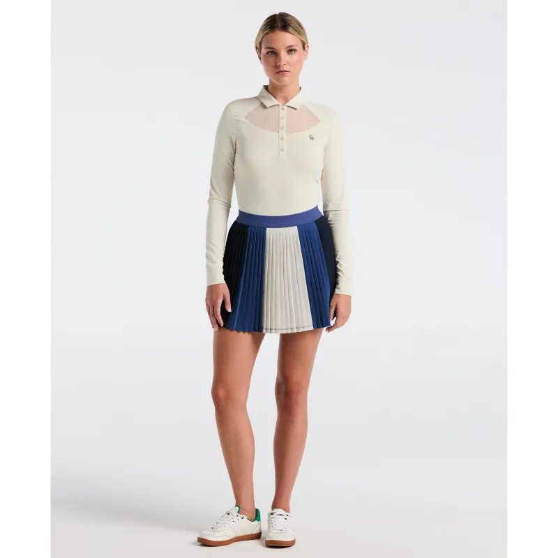 Women's 16" Micro Pleated Colorblock Skort sold by Original Penguin