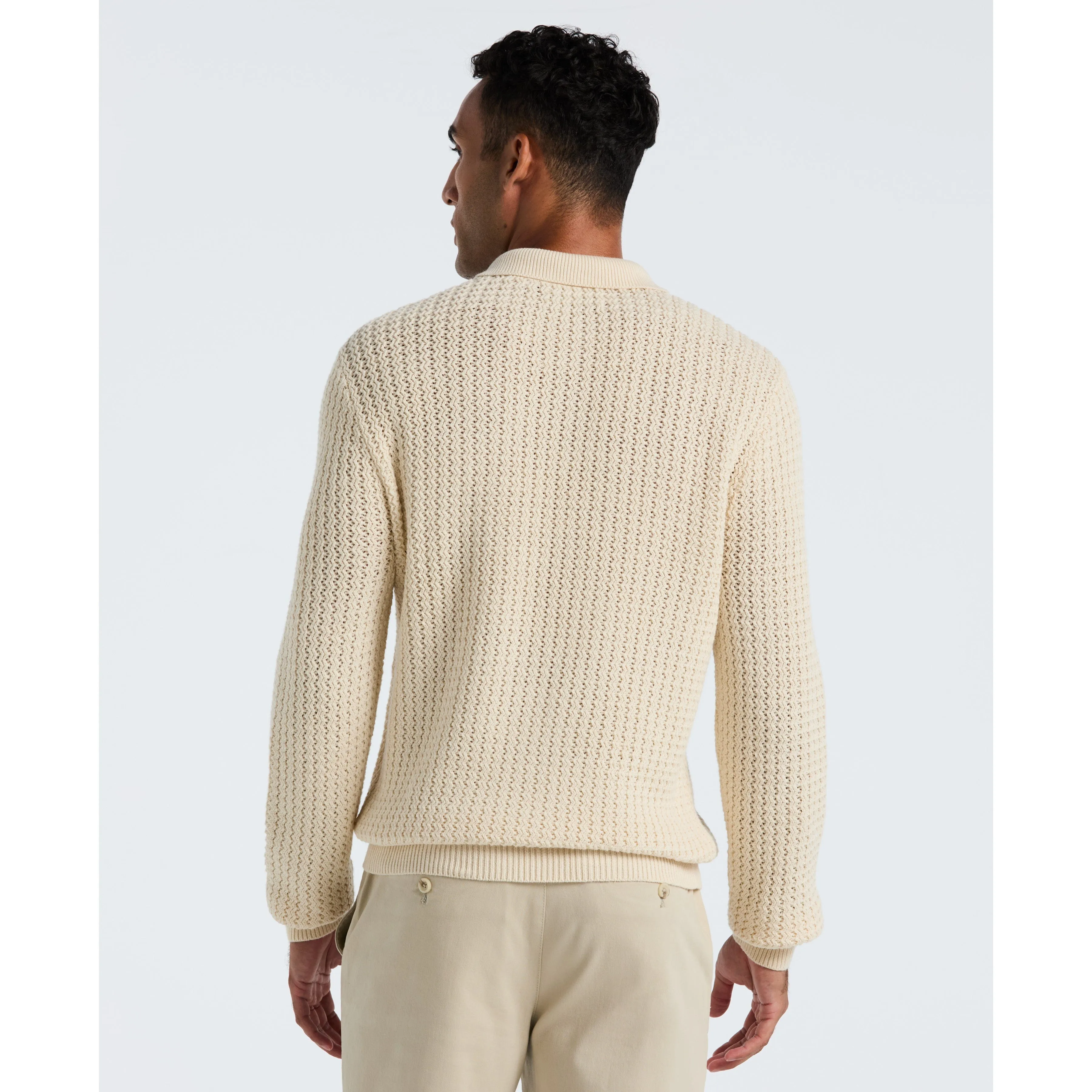 Zigzag Stitch Sweater Polo sold by Original Penguin product image thumbnail 2