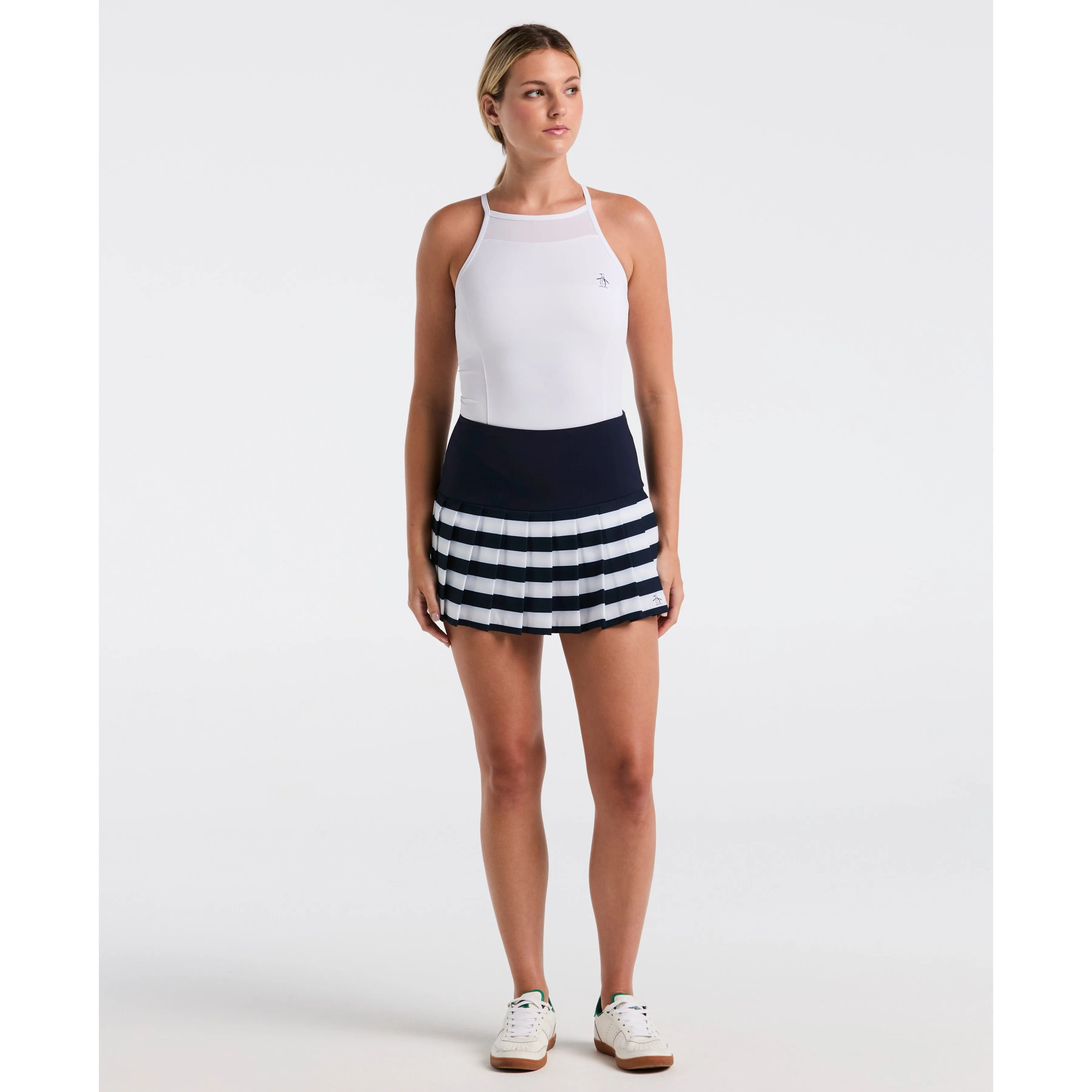 Women's Striped Pleated Tennis Skort sold by Original Penguin