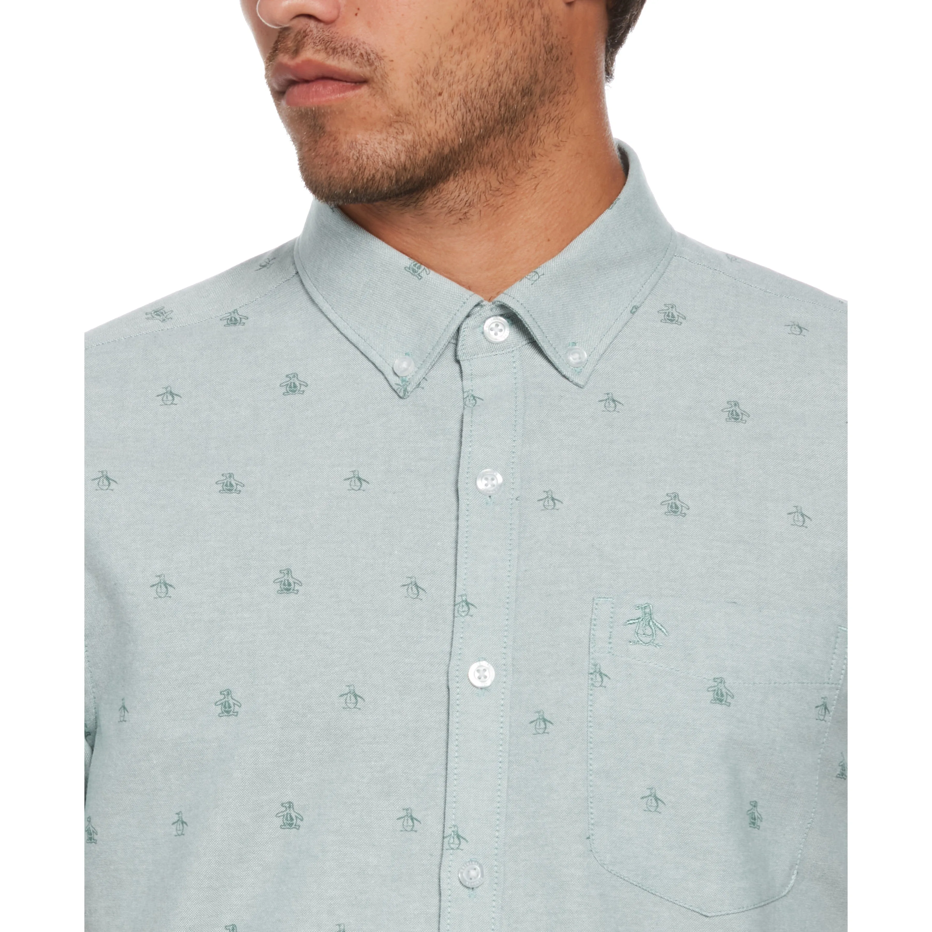 Oxford Re-Pete Print Shirt sold by Original Penguin product image thumbnail 3