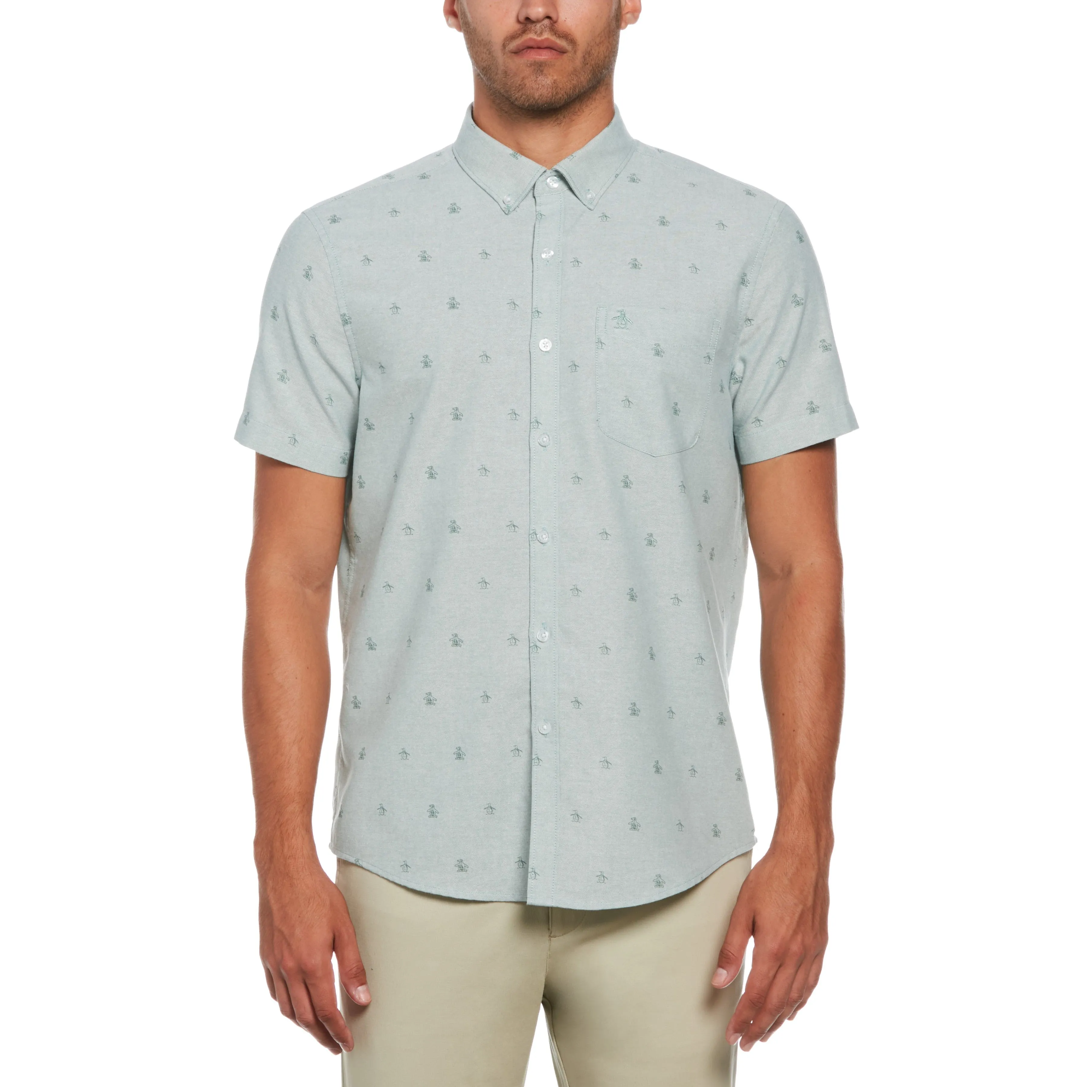 Oxford Re-Pete Print Shirt sold by Original Penguin