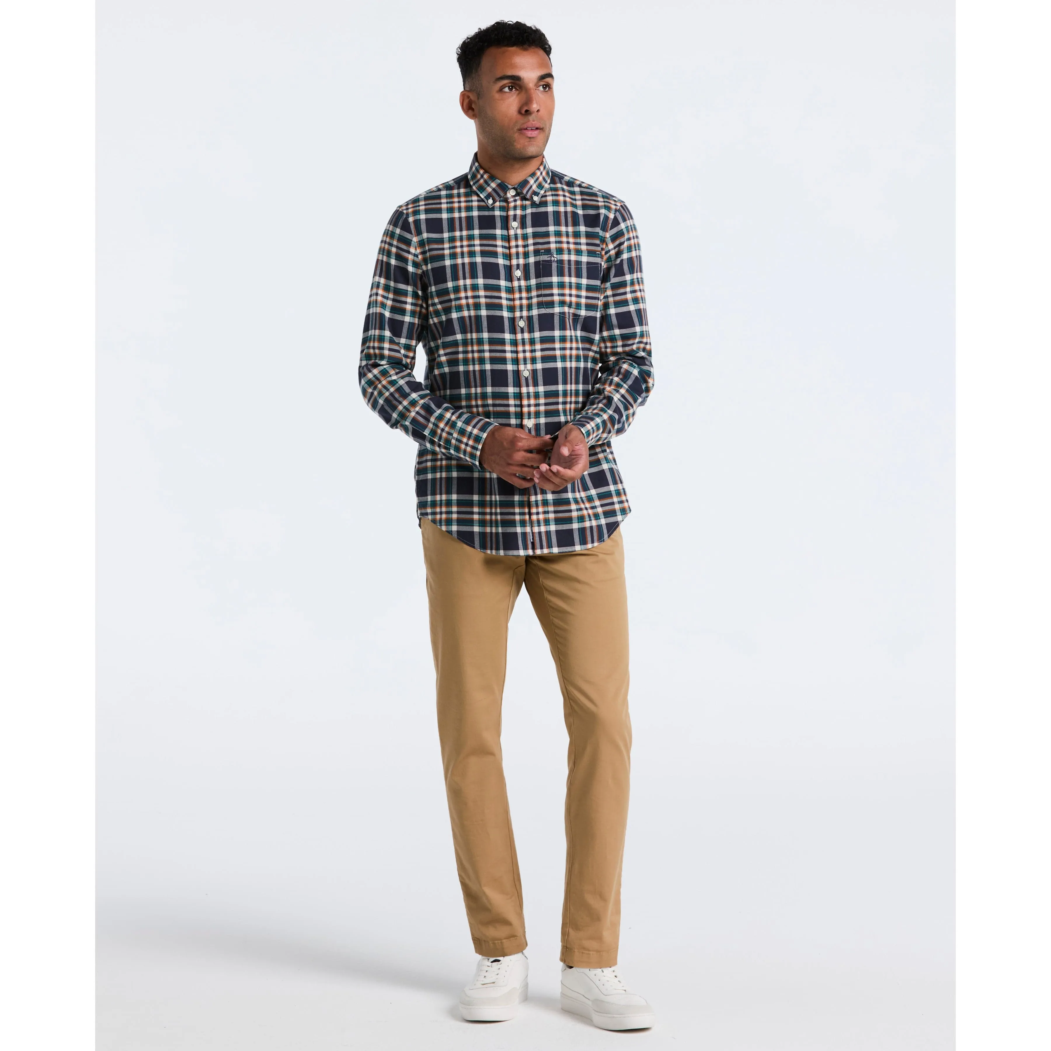 All-Over Plaid Button-Down Shirt sold by Original Penguin product image thumbnail 4