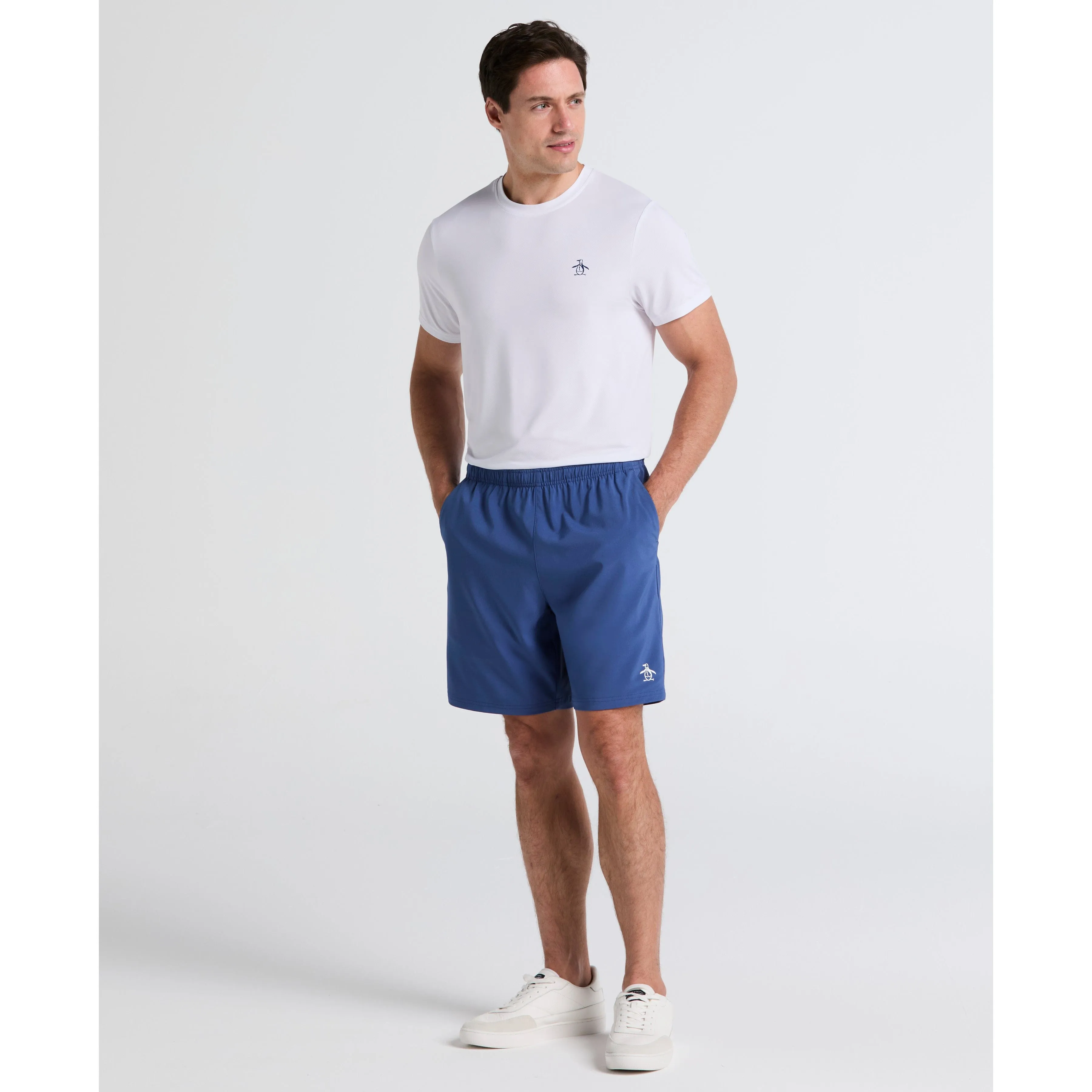 8" Performance Solid Tennis Short sold by Original Penguin