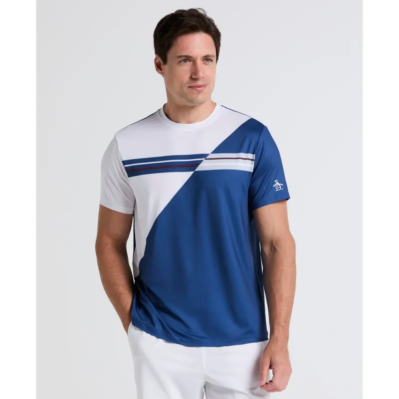 Performance Color Block Tennis Tee sold by Original Penguin