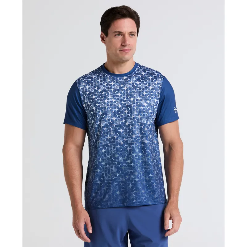 Performance Ombre Block Tennis Tee sold by Original Penguin