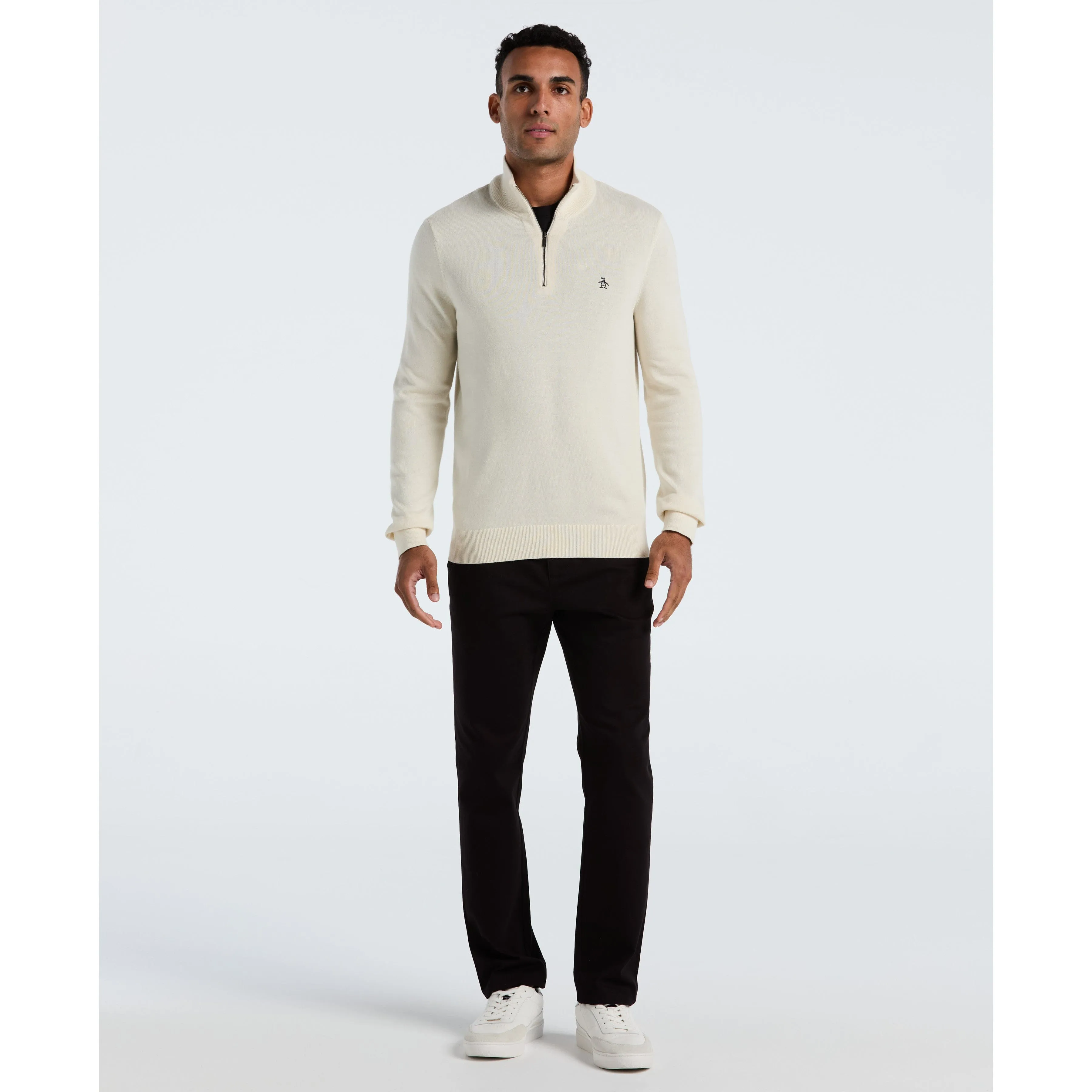 Quarter Zip Jersey Sweater sold by Original Penguin product image thumbnail 4