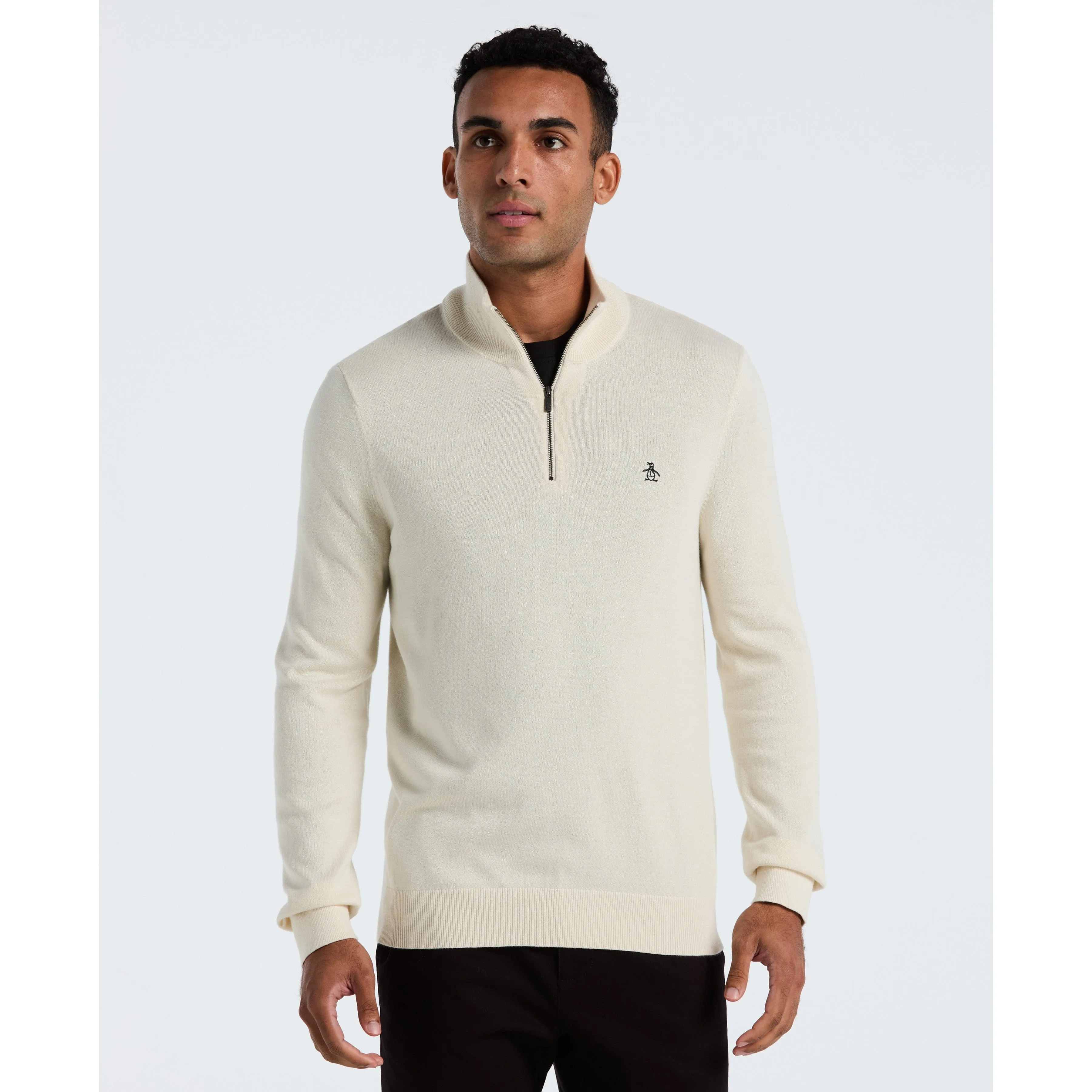 Quarter Zip Jersey Sweater sold by Original Penguin