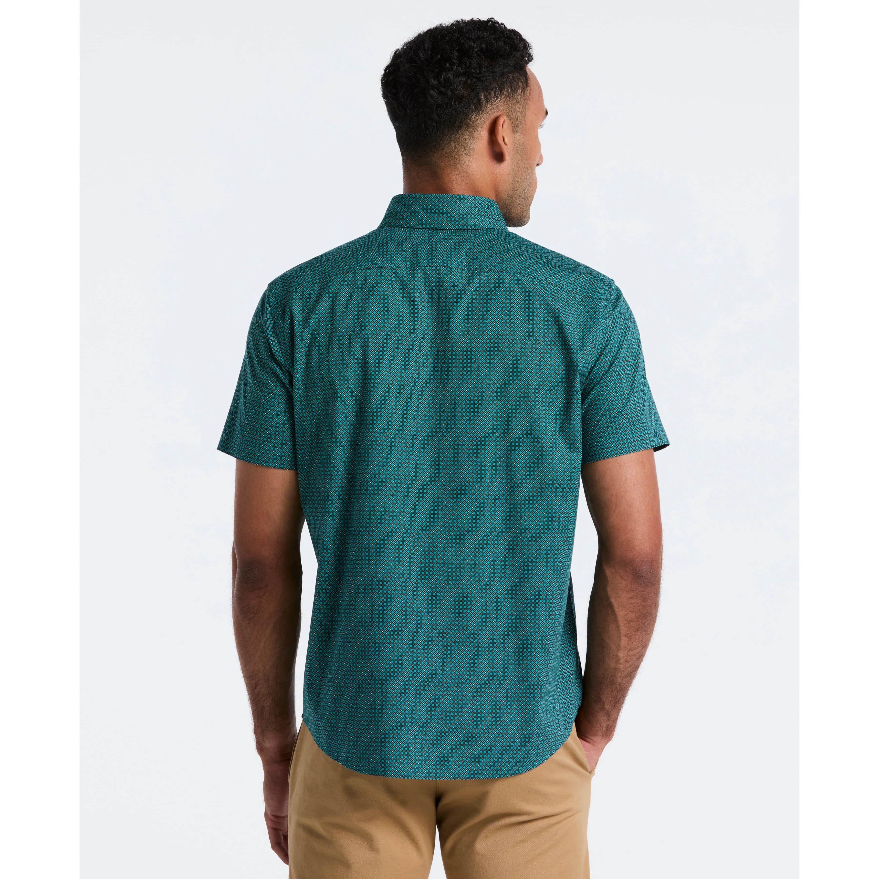 Micro Geo Print Cotton Shirt sold by Original Penguin product image thumbnail 2