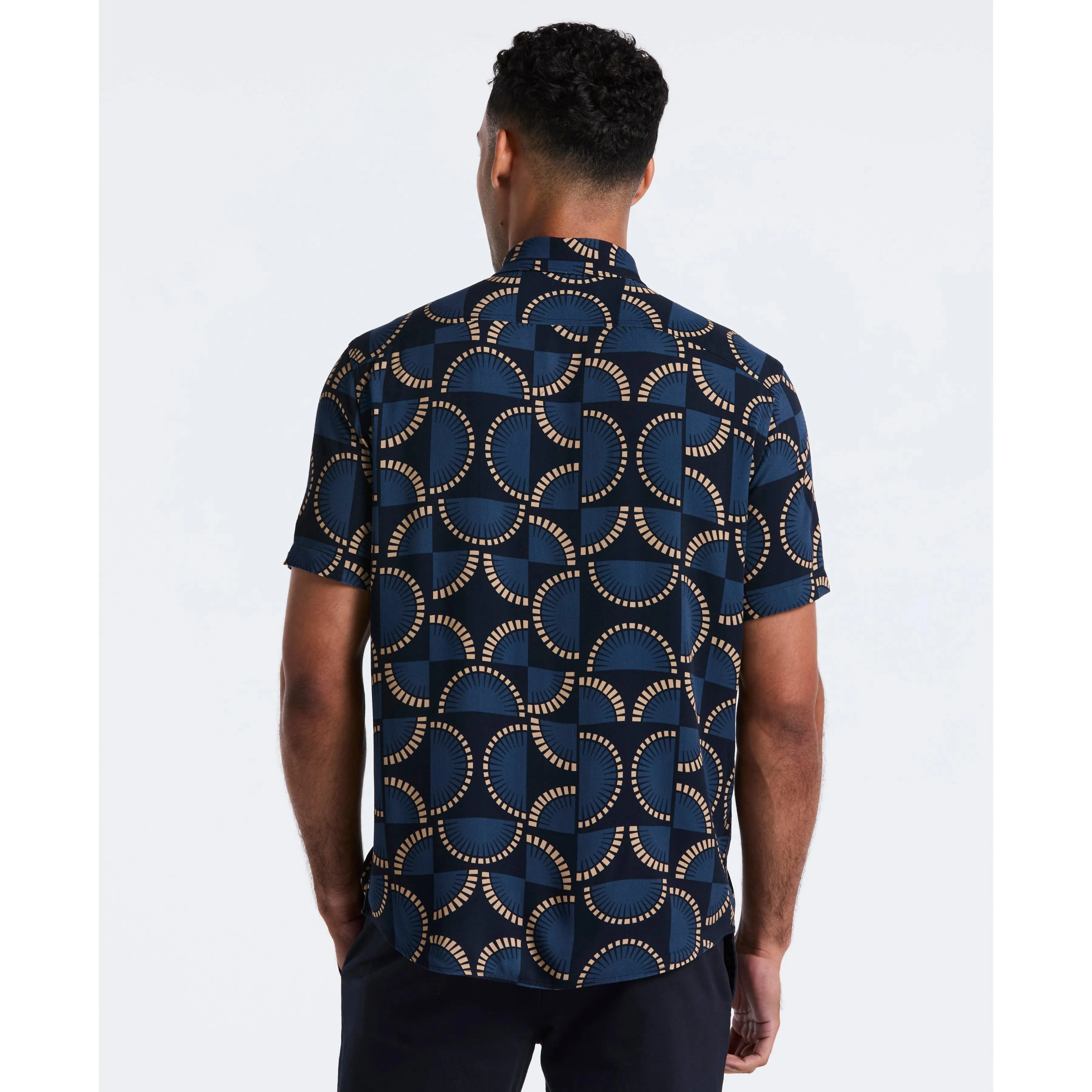 Viscose Printed Button-Down Shirt sold by Original Penguin product image thumbnail 2