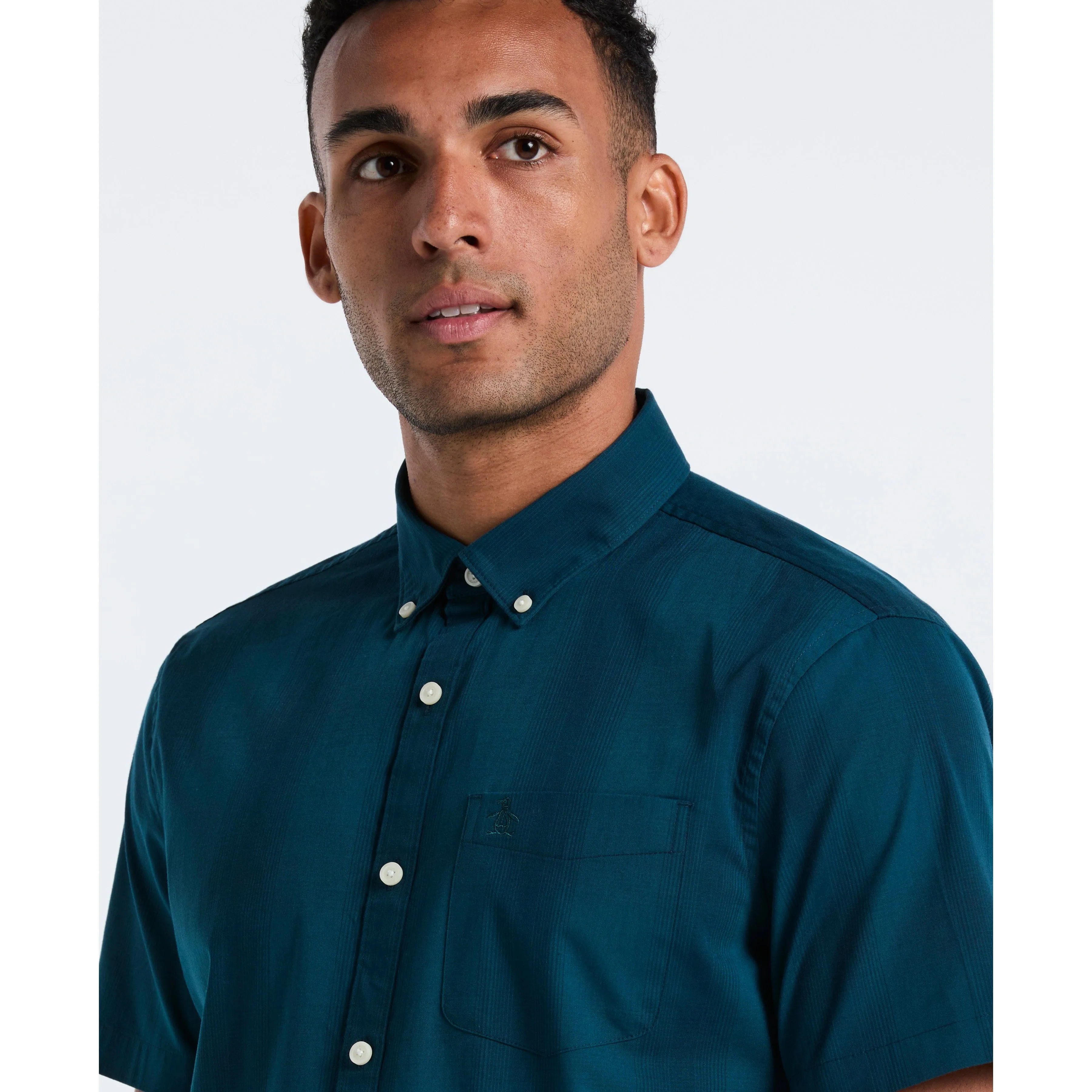 Weave Tonal Plaid Shirt sold by Original Penguin product image thumbnail 3