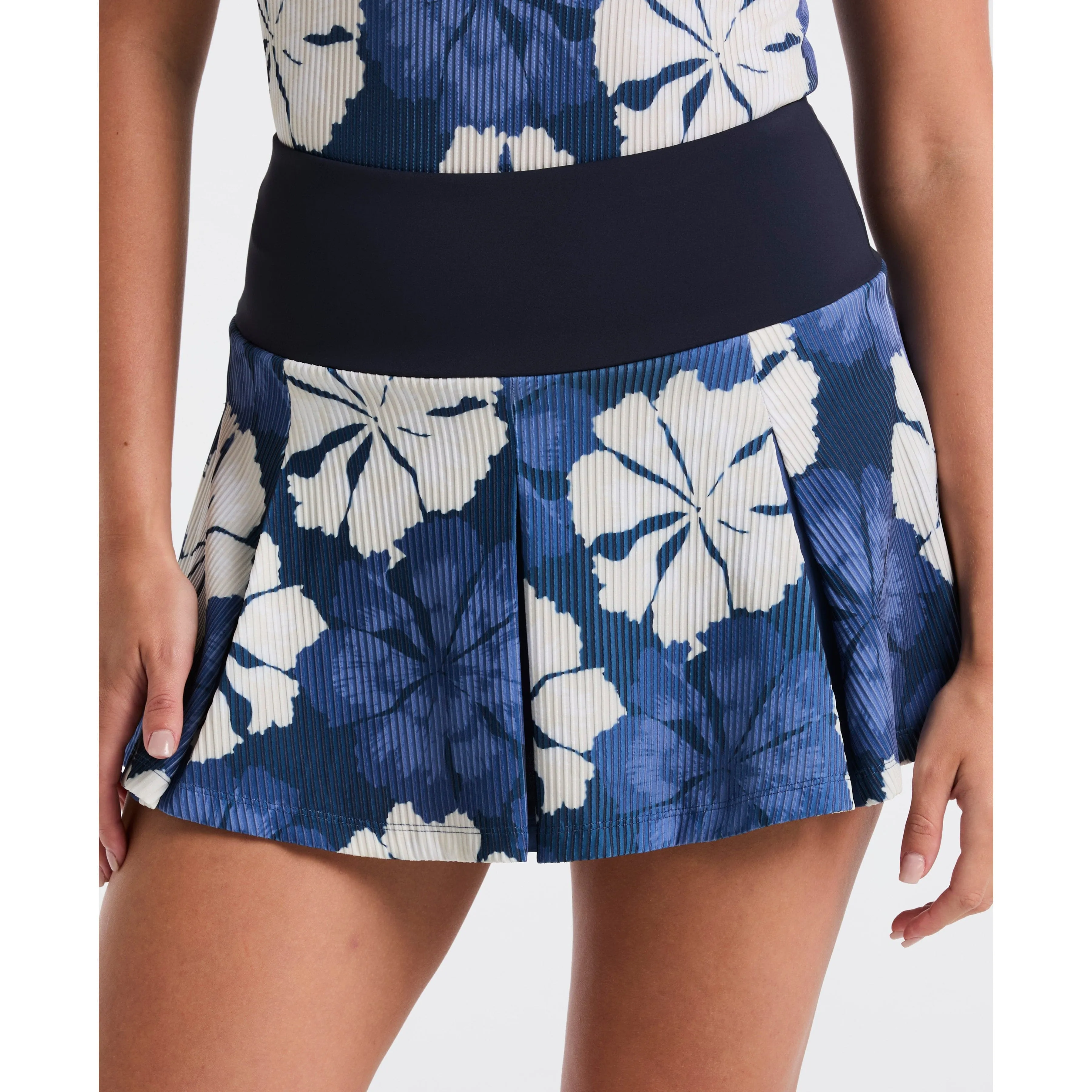 Women's 13" Fuji Floral Ribbed Tennis Skort sold by Original Penguin product image thumbnail 3