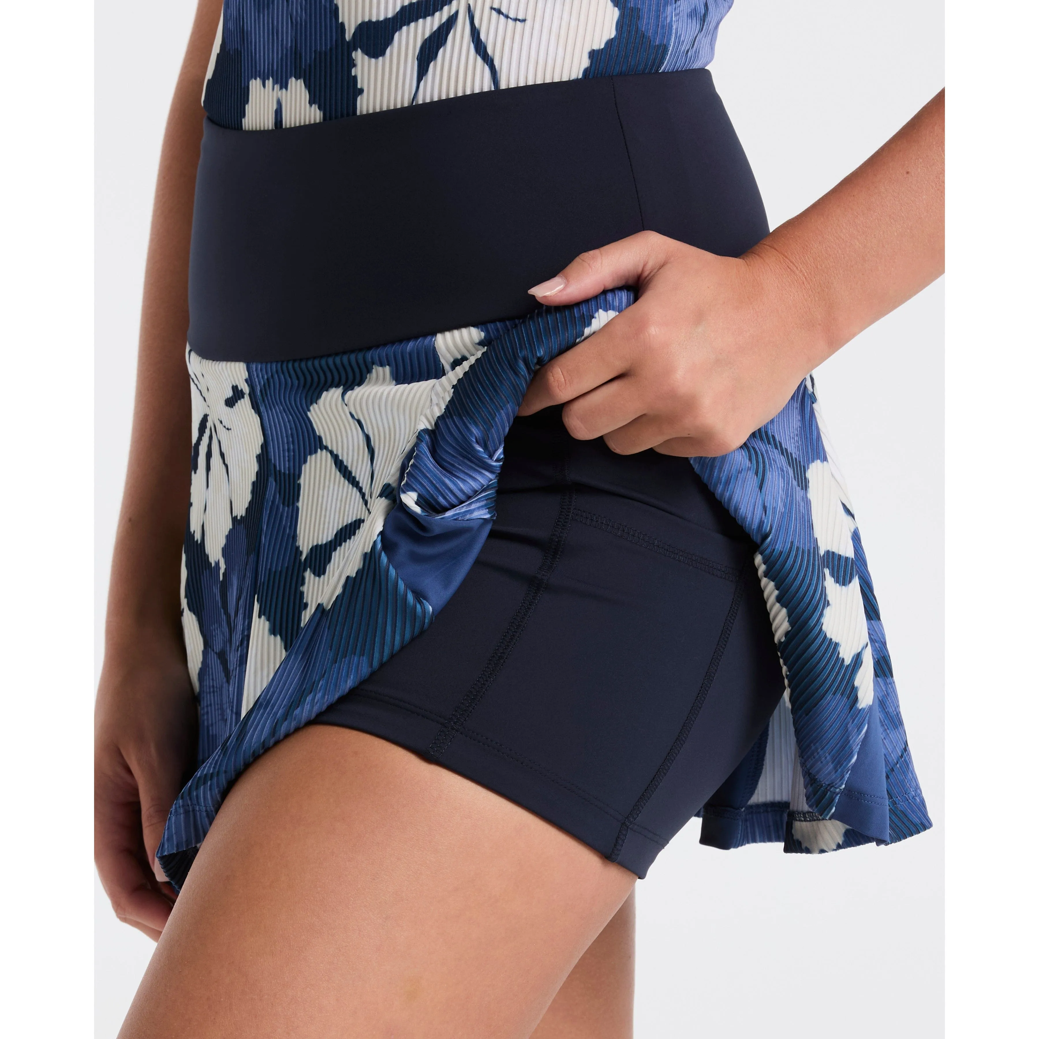 Women's 13" Fuji Floral Ribbed Tennis Skort sold by Original Penguin product image thumbnail 5