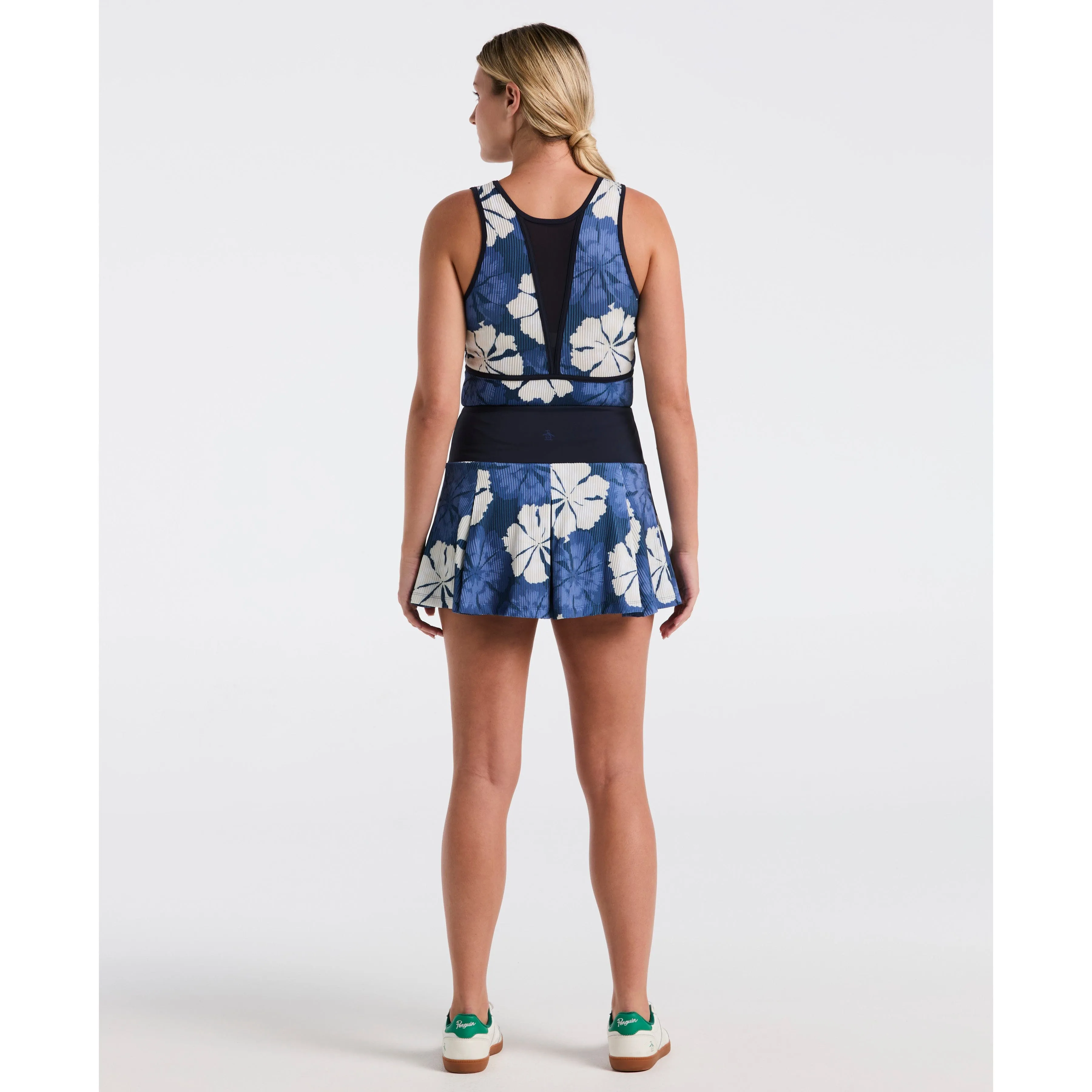 Women's 13" Fuji Floral Ribbed Tennis Skort sold by Original Penguin product image thumbnail 2