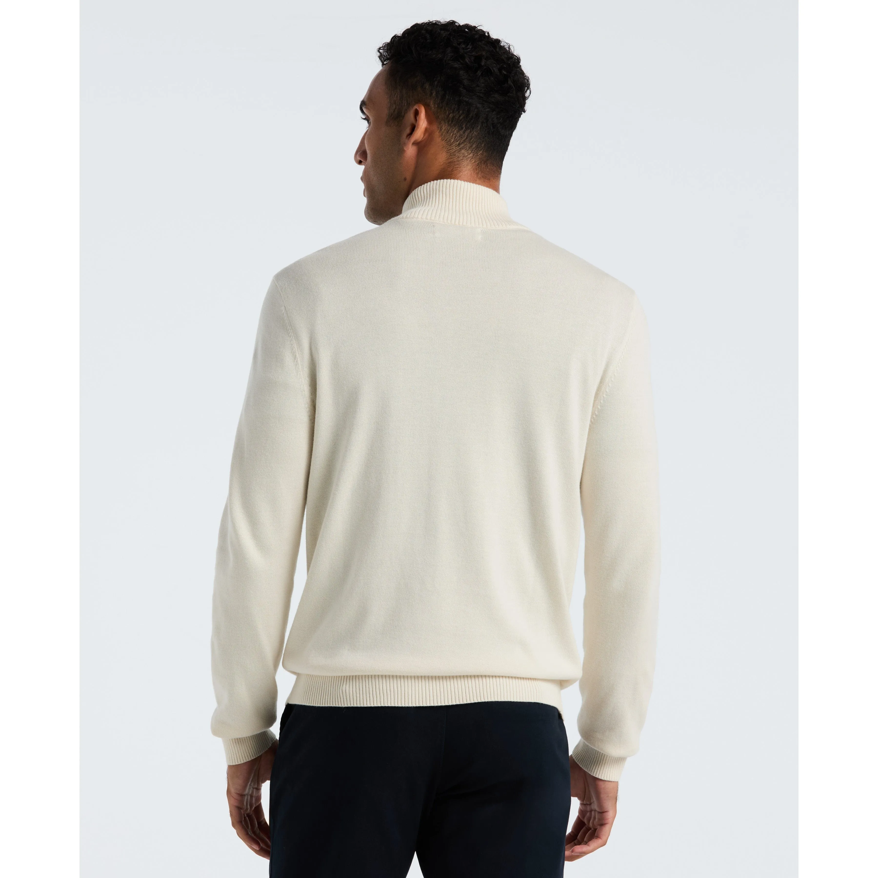 Quarter Zip Chest Stripe Sweater sold by Original Penguin product image thumbnail 2