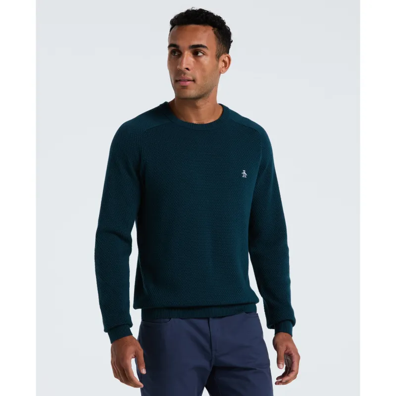 Novelty Bubble Stitch Sweater sold by Original Penguin