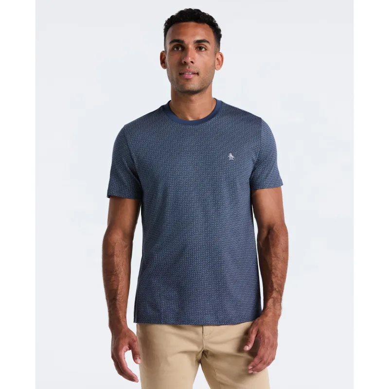 All-Over Diamond Ditsy Print Tee sold by Original Penguin