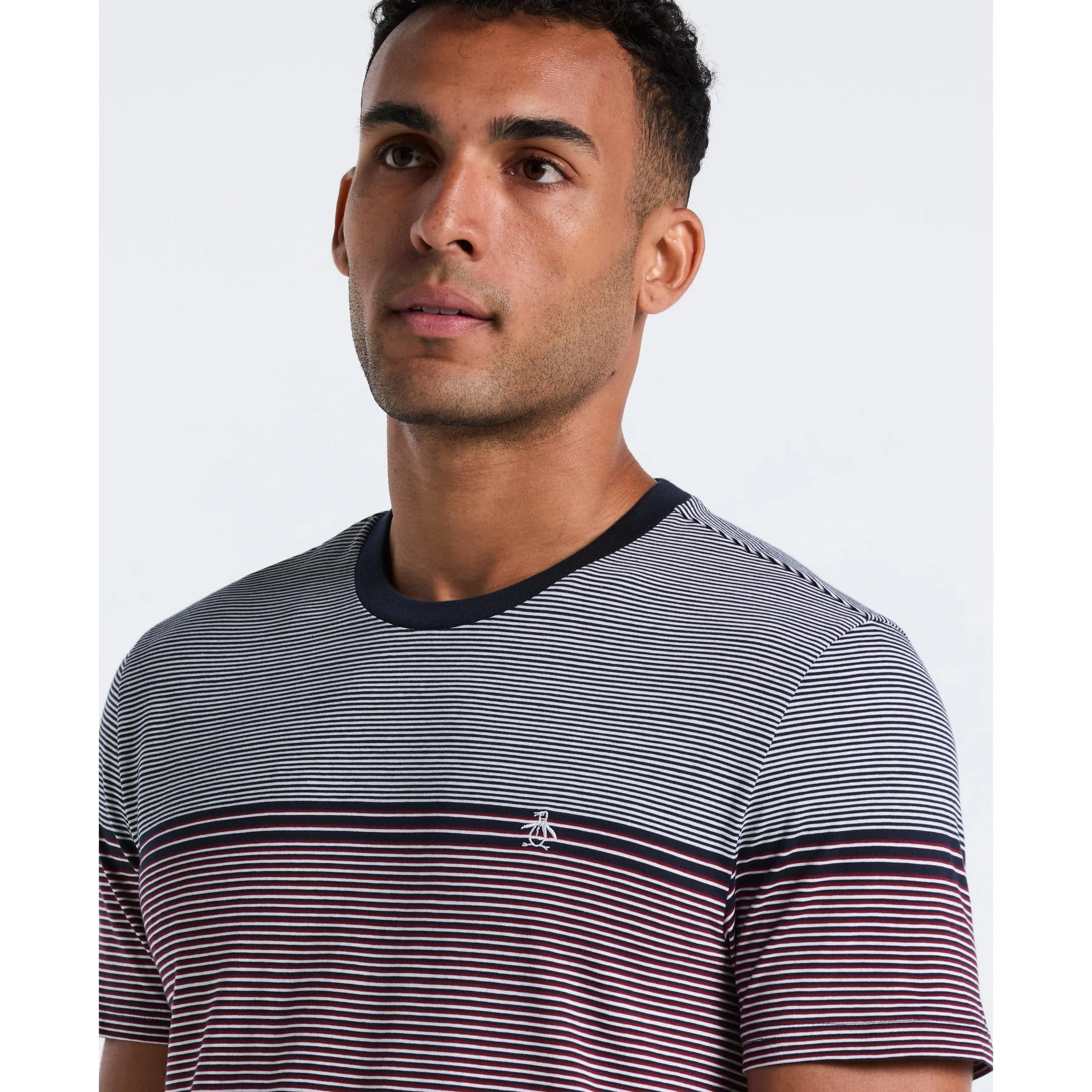 Engineered Stripe Jersey Tee sold by Original Penguin product image thumbnail 3
