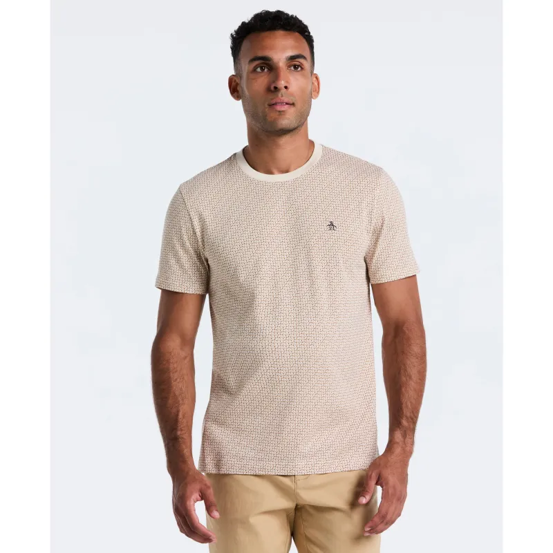 All-Over Diamond Ditsy Print Tee sold by Original Penguin