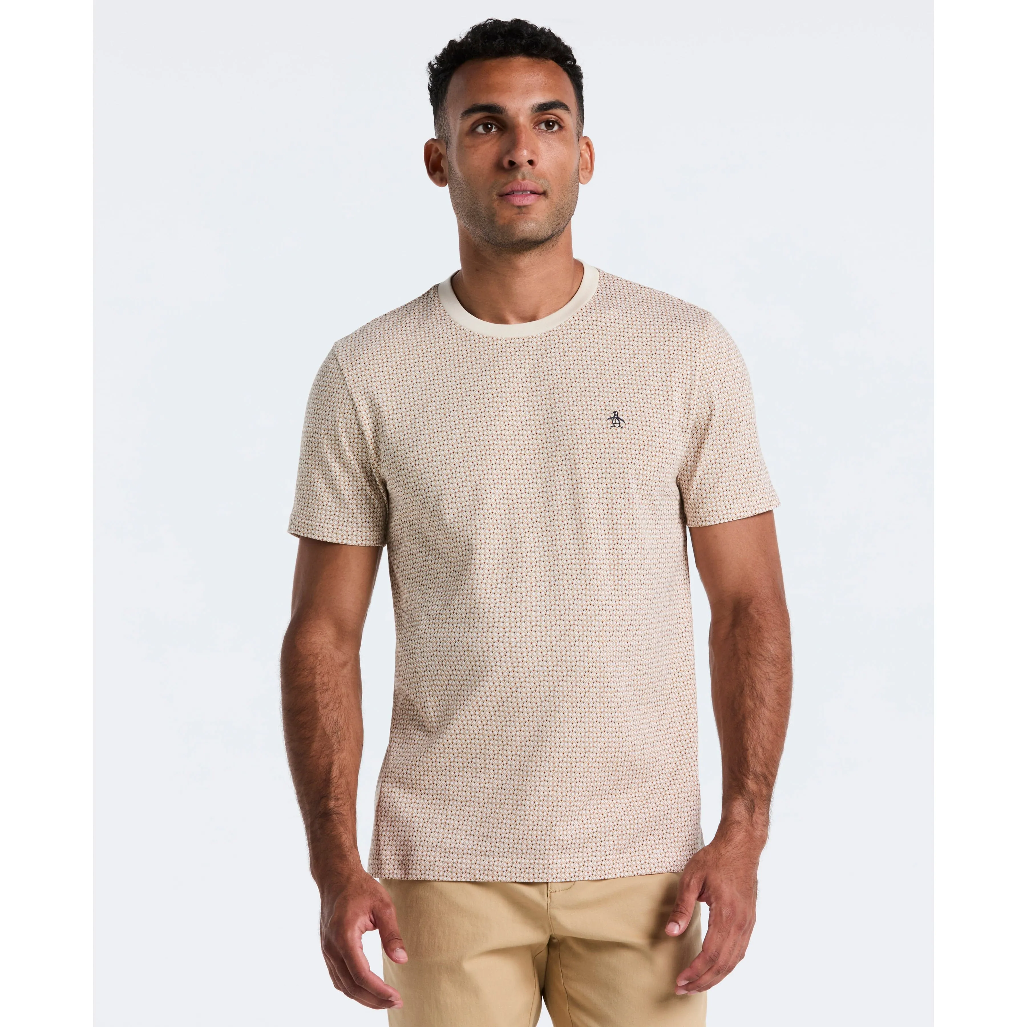 All-Over Diamond Ditsy Print Tee sold by Original Penguin