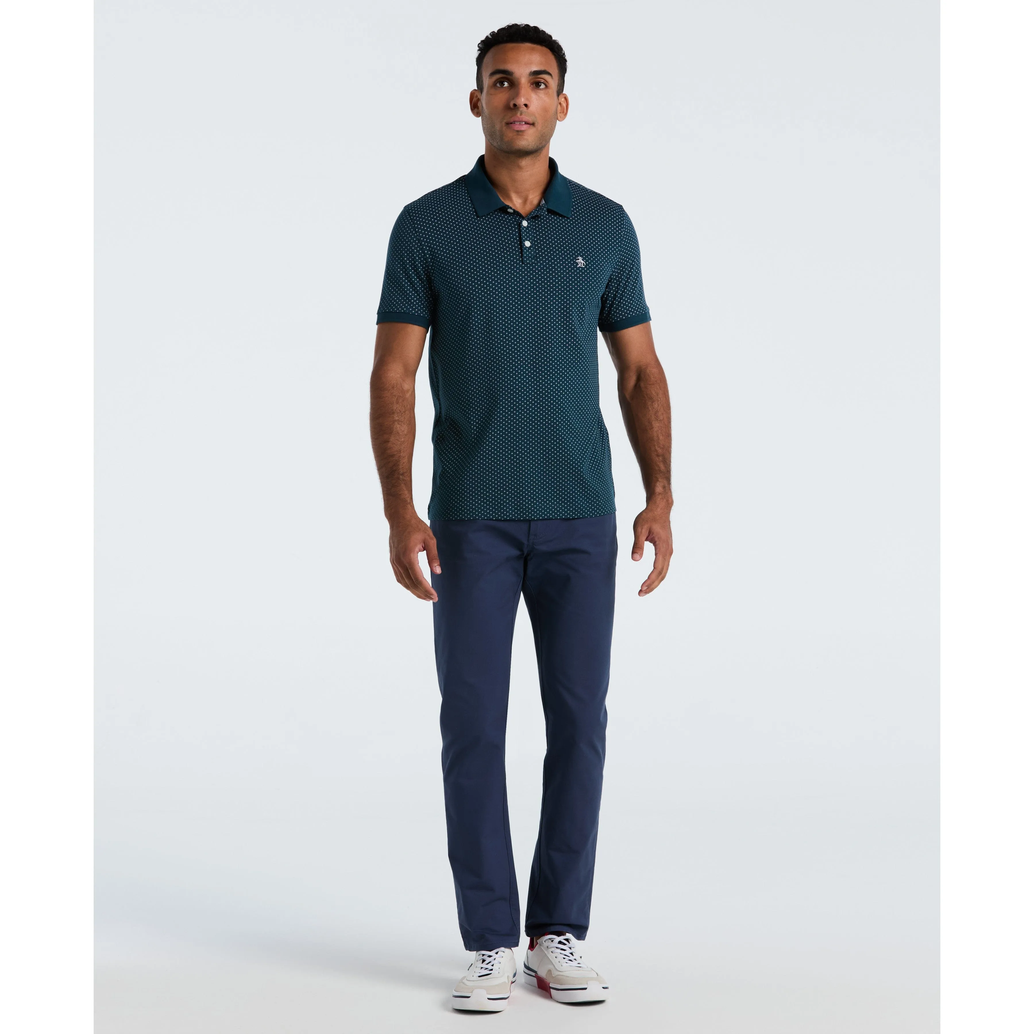 All-Over Diamond Ditsy Print Polo sold by Original Penguin product image thumbnail 4