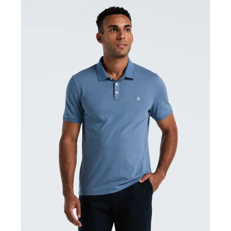 All-Over Diamond Ditsy Print Polo sold by Original Penguin
