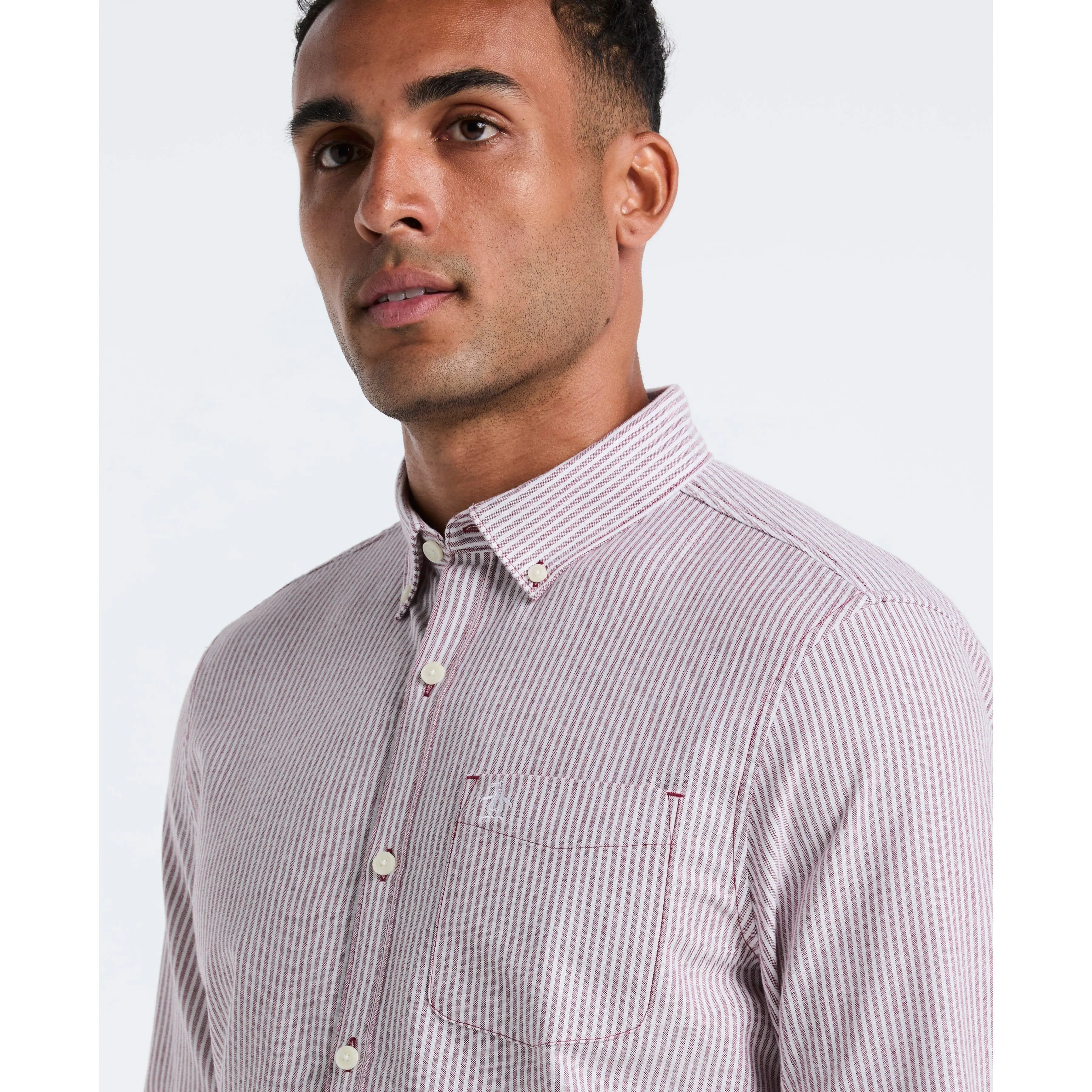 Stripe Oxford Long Sleeve Shirt sold by Original Penguin product image thumbnail 3