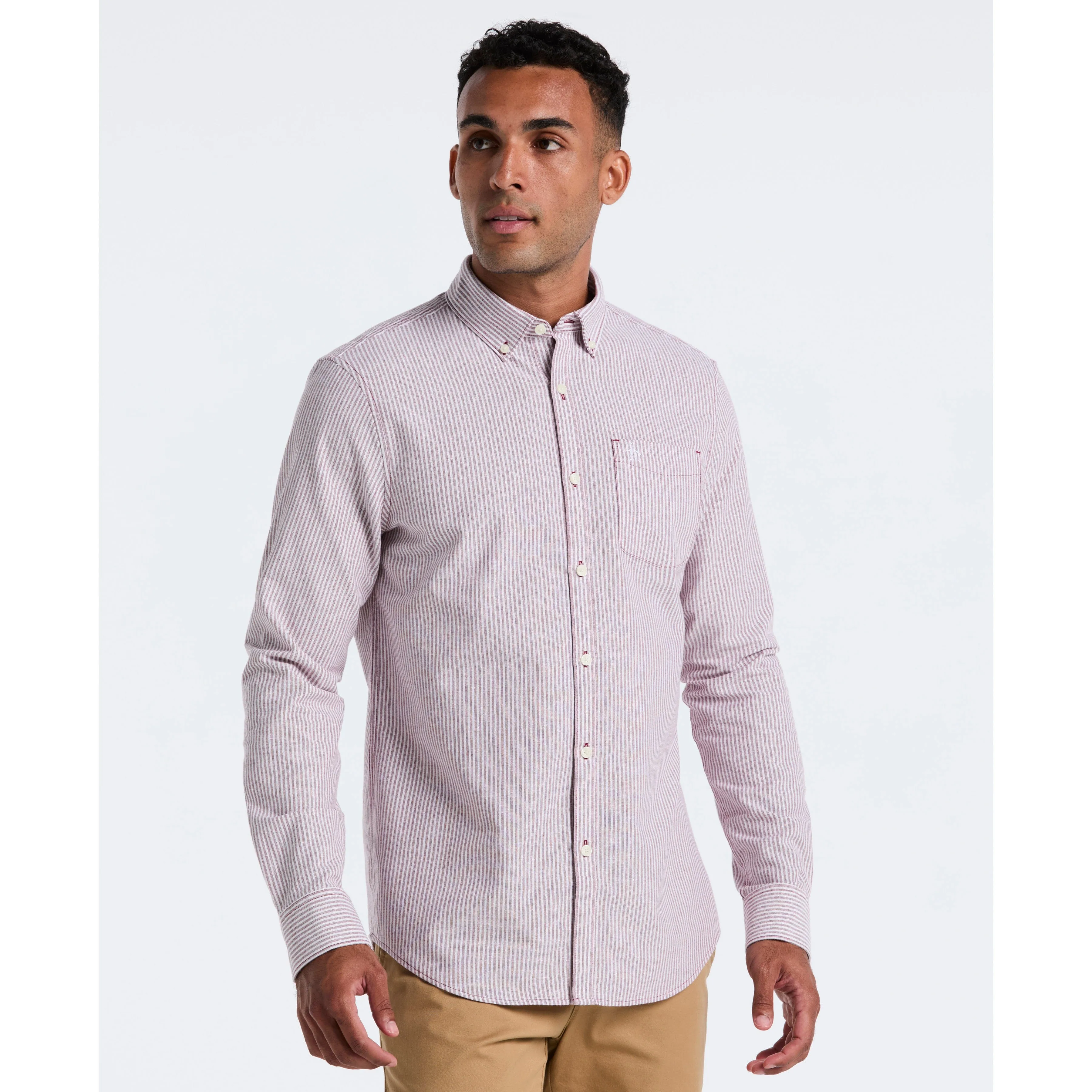 Stripe Oxford Long Sleeve Shirt sold by Original Penguin