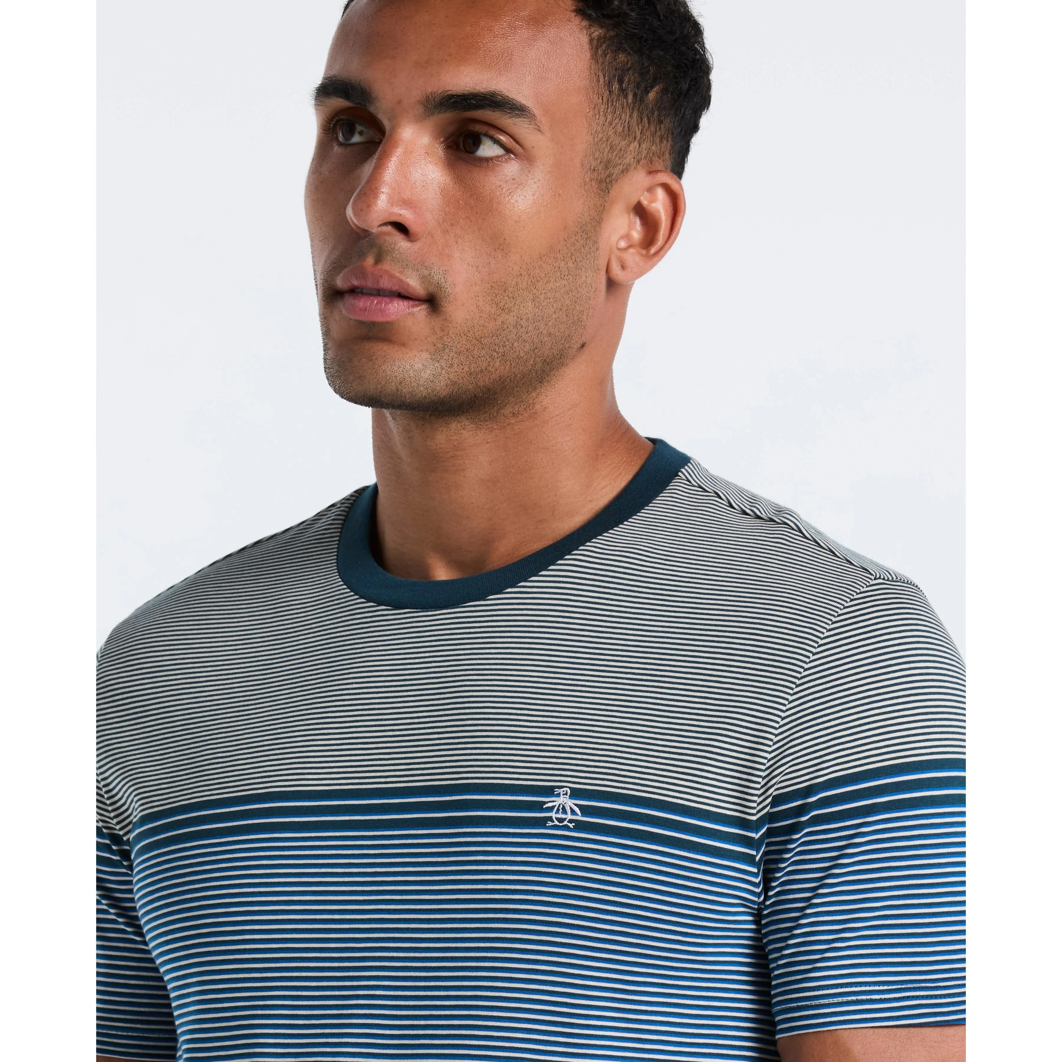 Engineered Stripe Jersey Tee sold by Original Penguin product image thumbnail 3