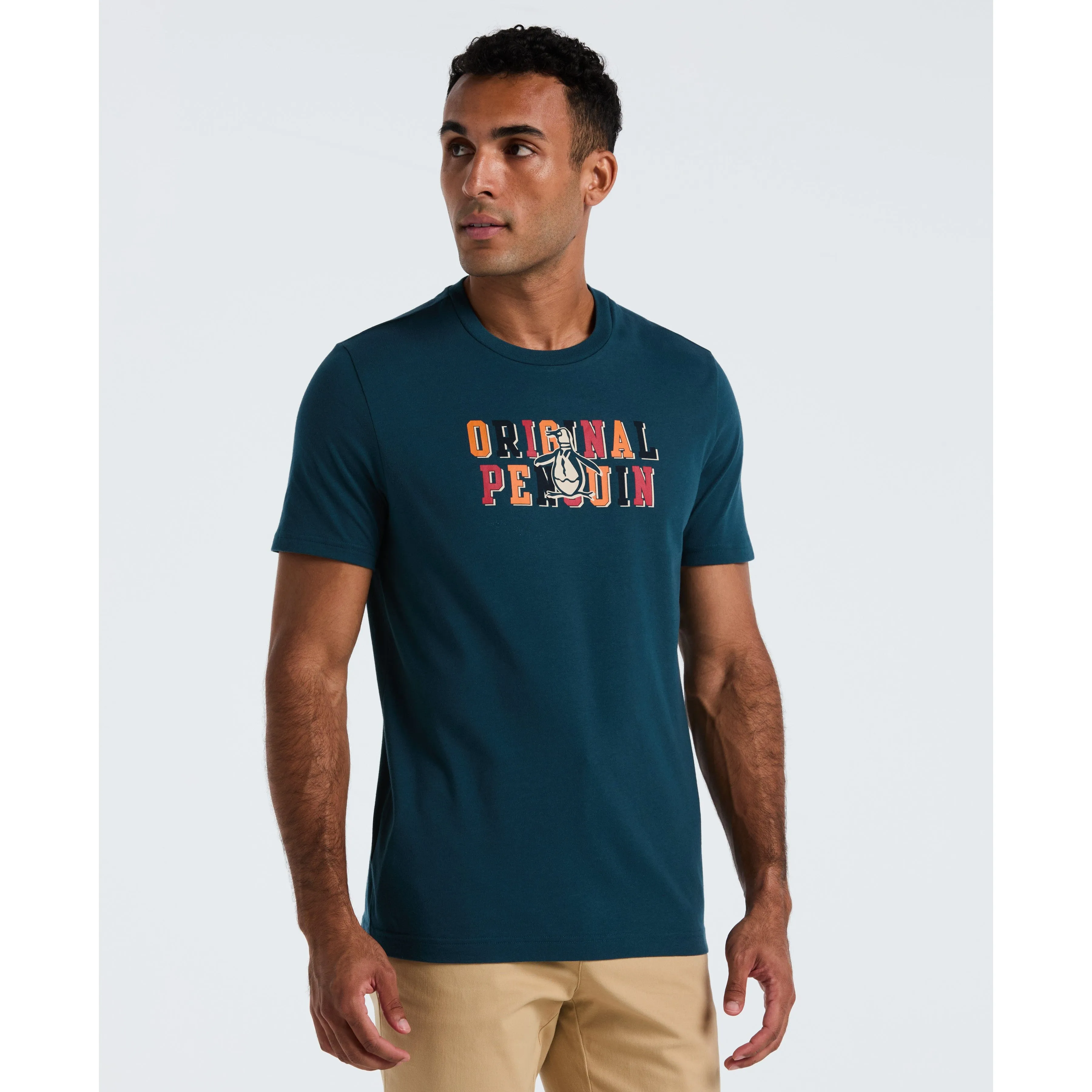 Multi Color Graphic Logo Tee sold by Original Penguin