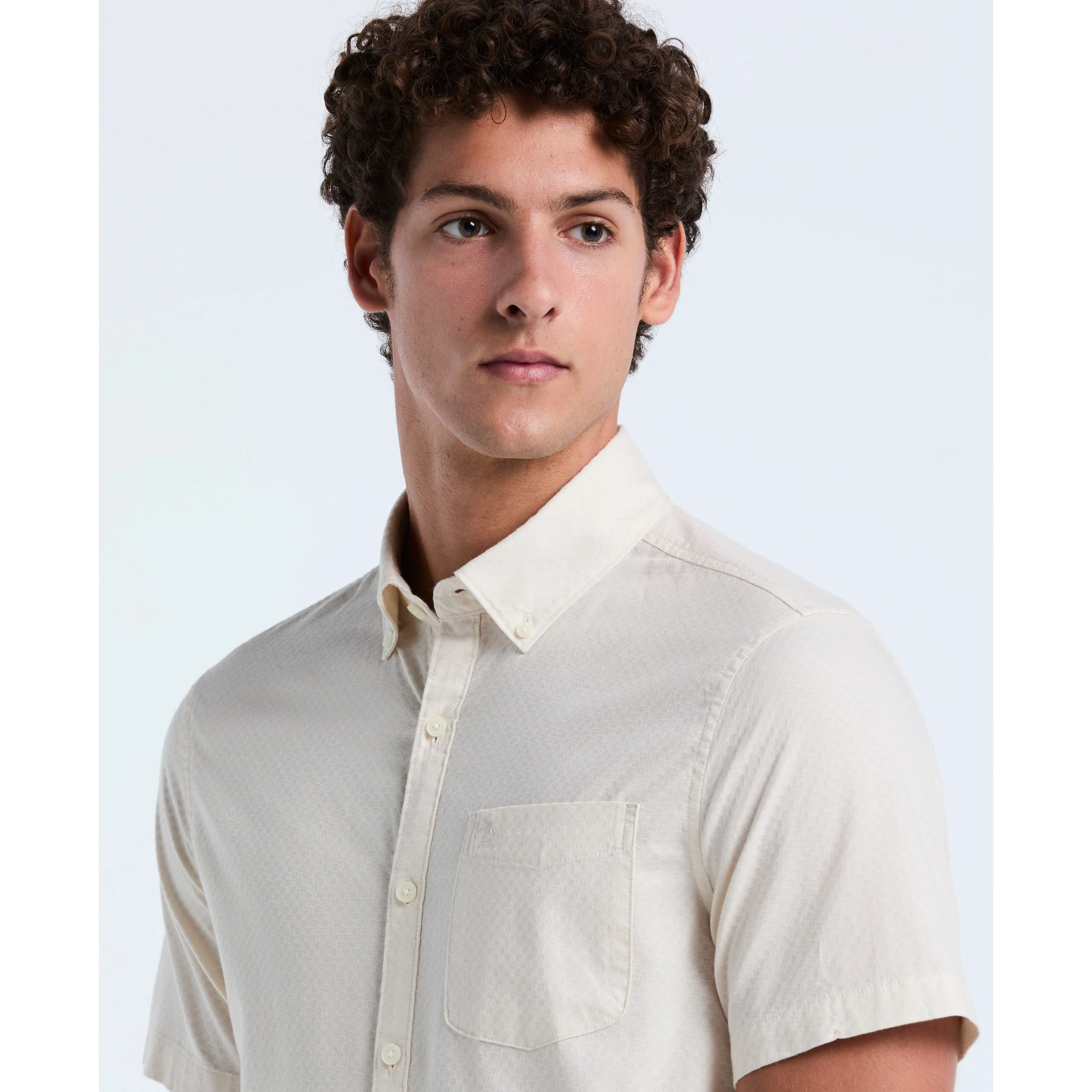 Cotton Dobby Check Shirt sold by Original Penguin product image thumbnail 3