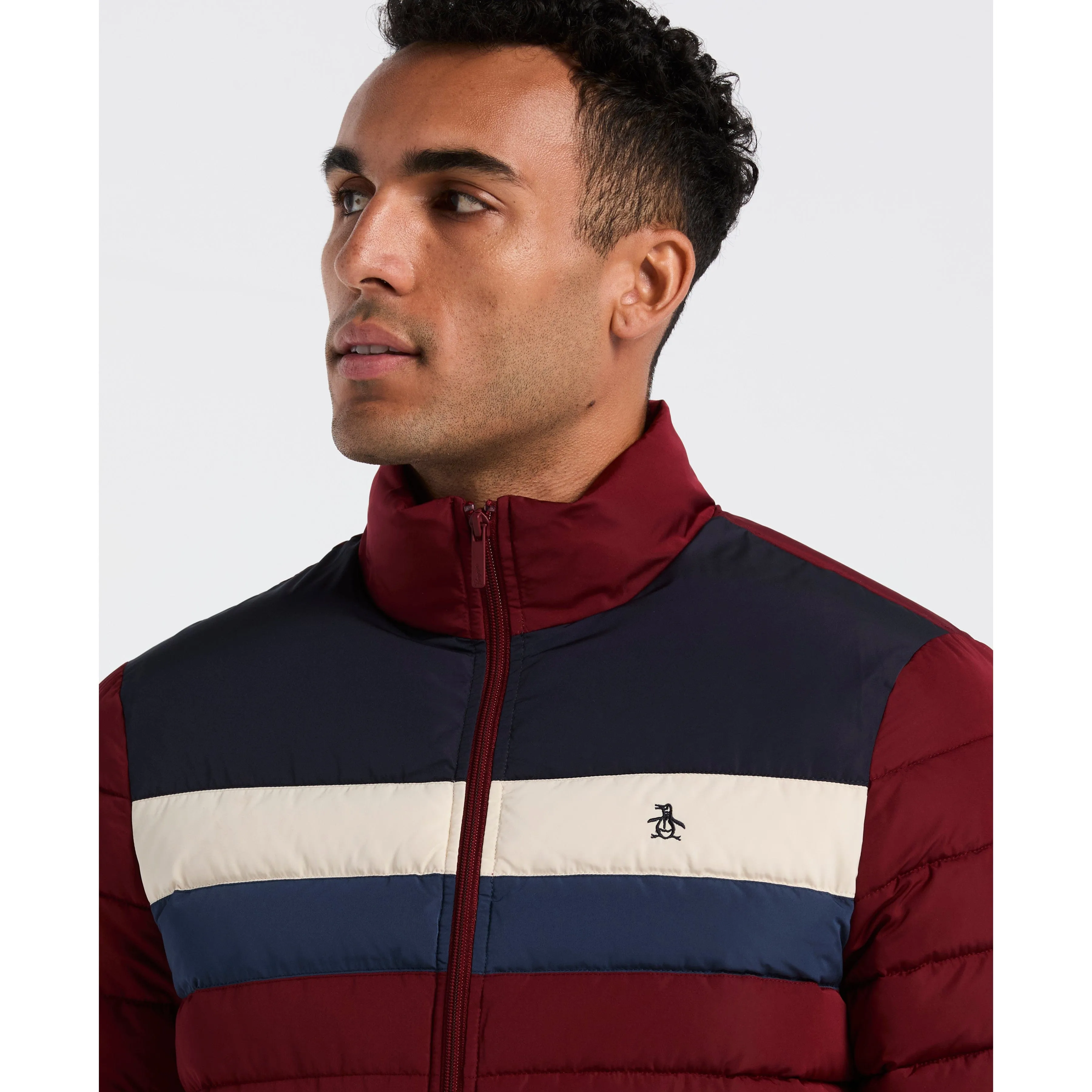 Faux Down Colorblock Jacket sold by Original Penguin product image thumbnail 3