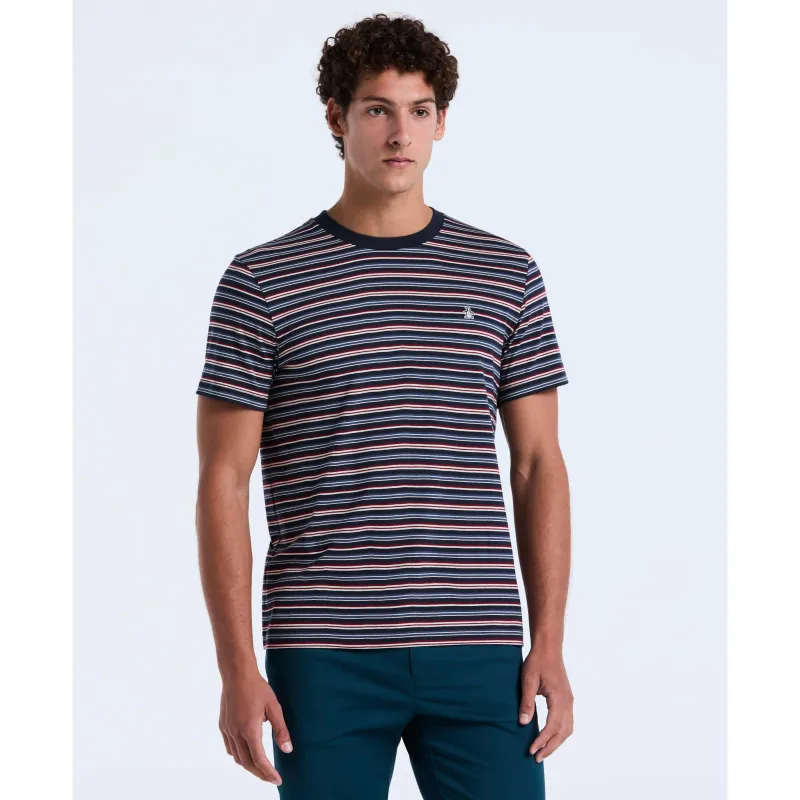 Cotton Yarn-Dyed Stripe Tee sold by Original Penguin