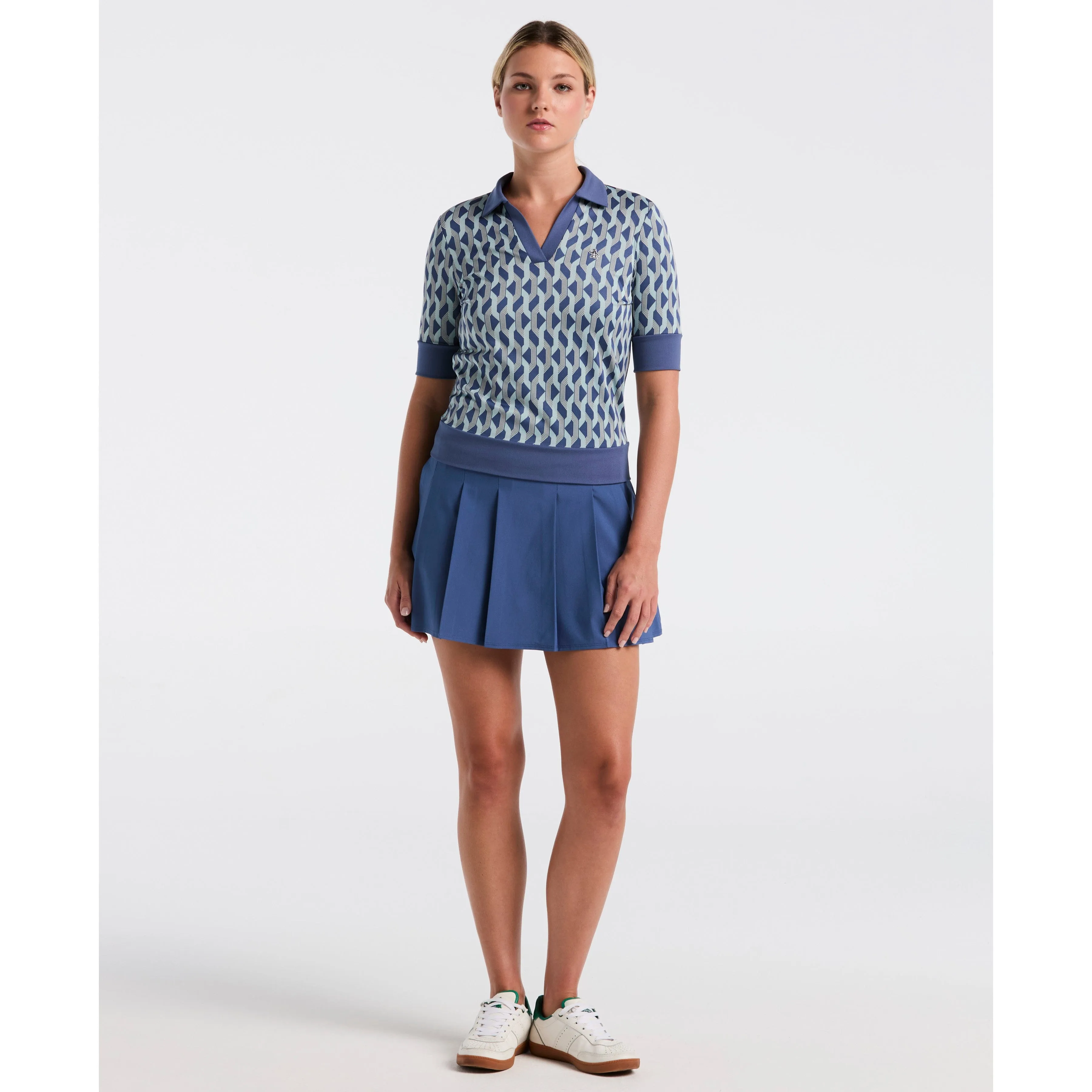 Women's Half Sleeve Geometric Shirt sold by Original Penguin product image thumbnail 4