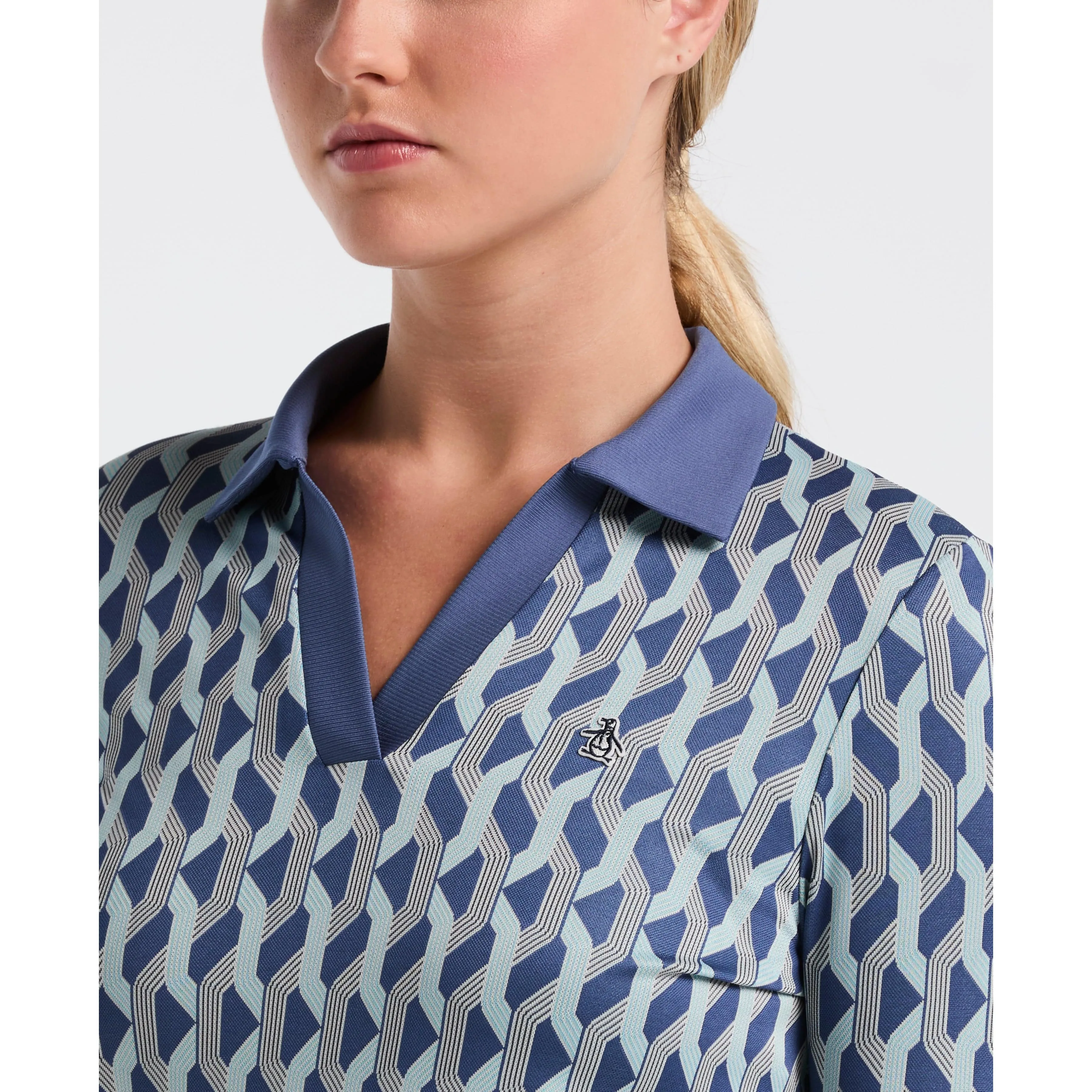 Women's Half Sleeve Geometric Shirt sold by Original Penguin product image thumbnail 3