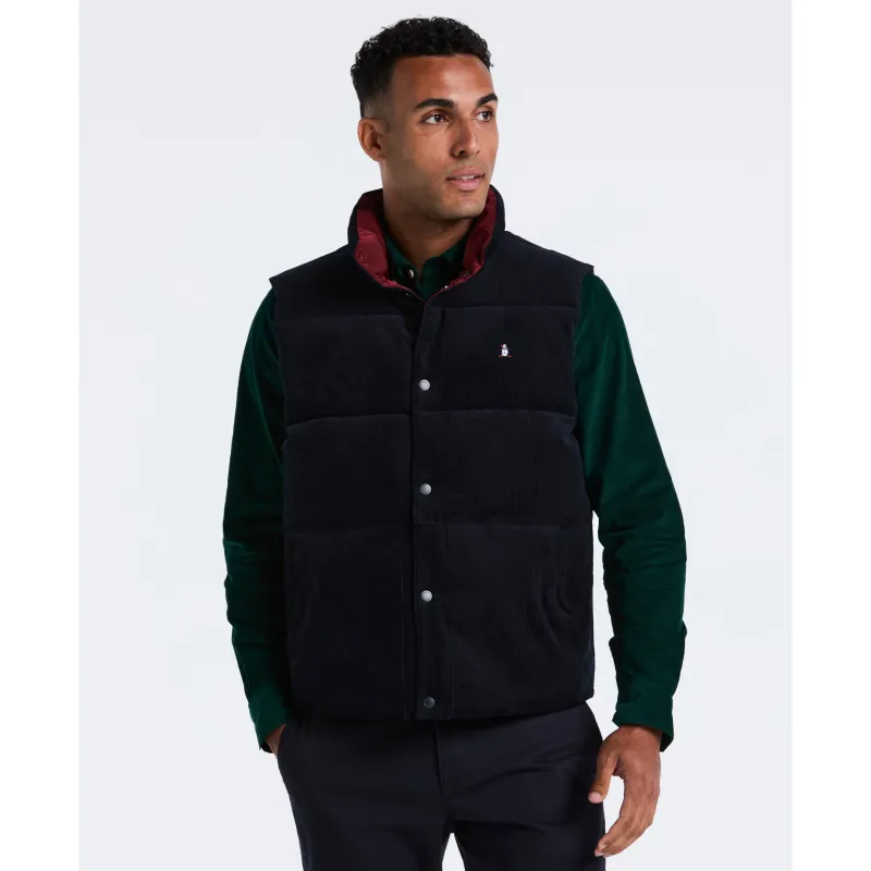 Corduroy Reversible Puffer Vest sold by Original Penguin