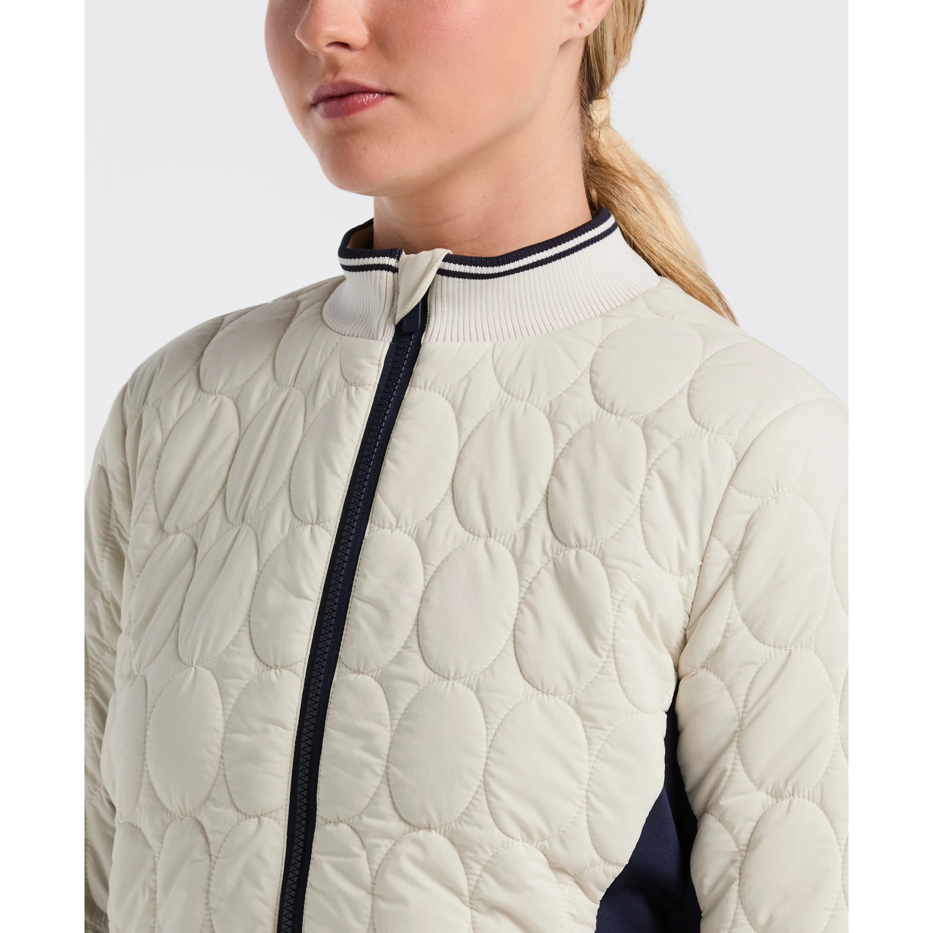 Women's Quilted Tipped Collar Puffer sold by Original Penguin product image thumbnail 3