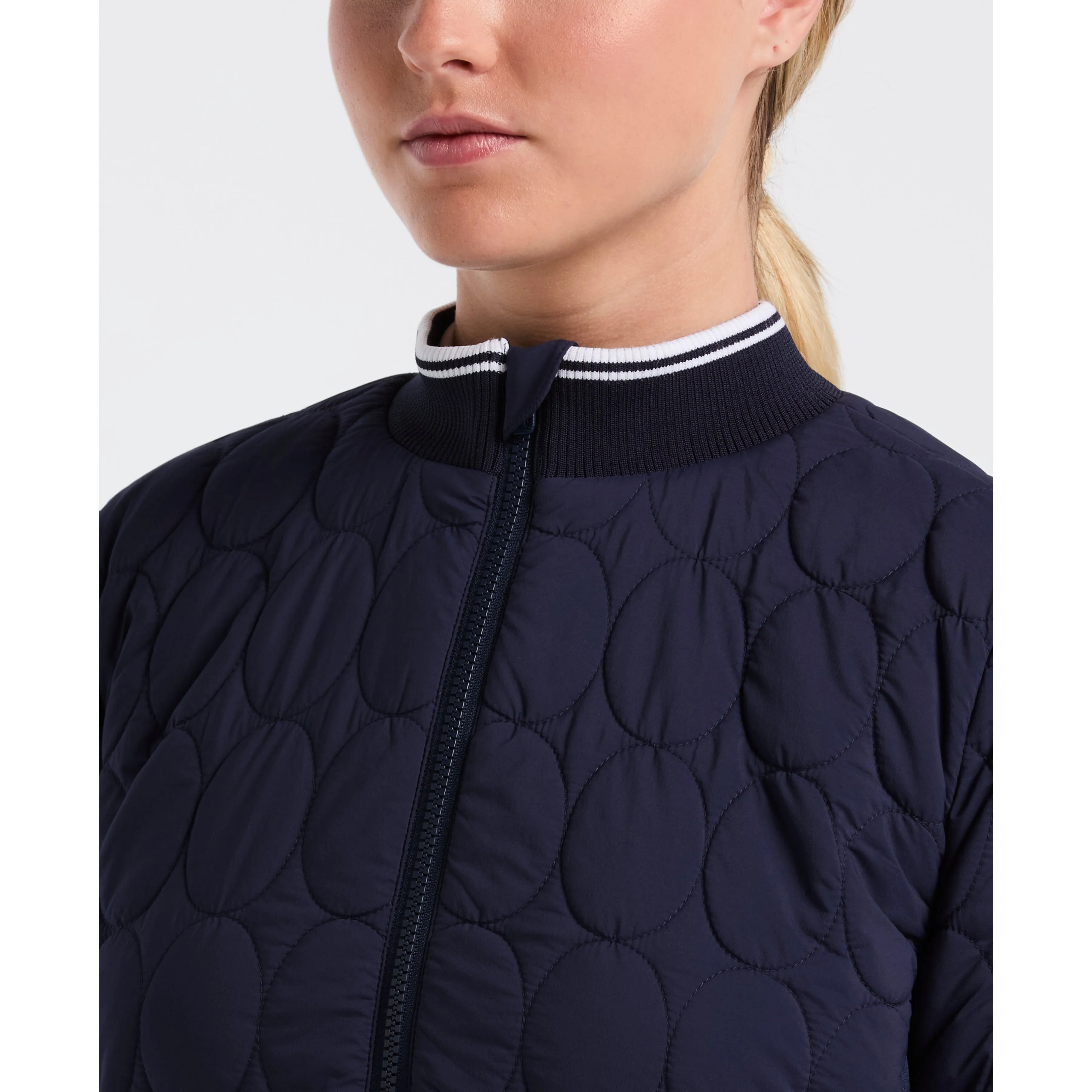 Women's Quilted Tipped Collar Puffer sold by Original Penguin product image thumbnail 3